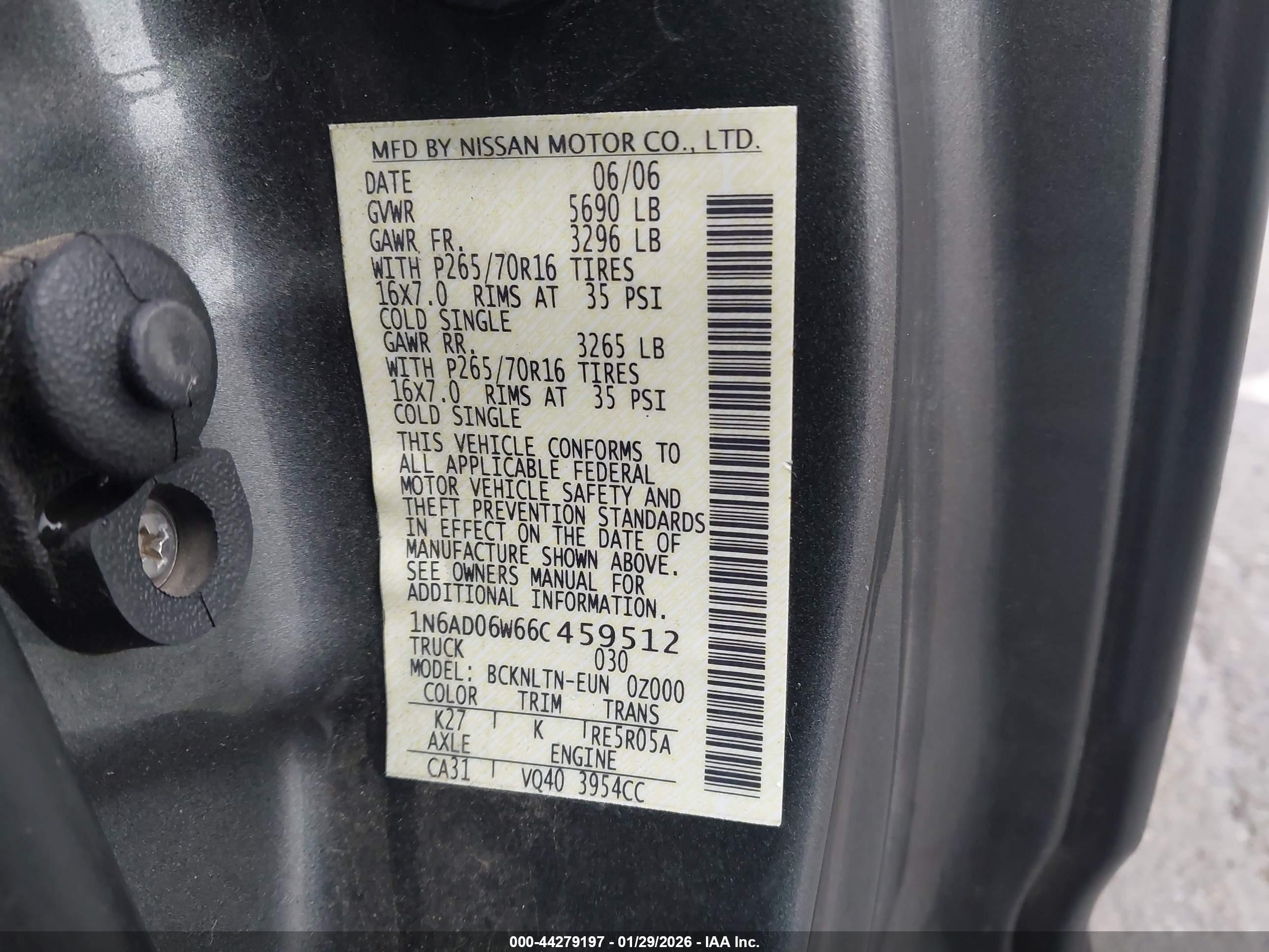 NISSAN FRONTIER image 9