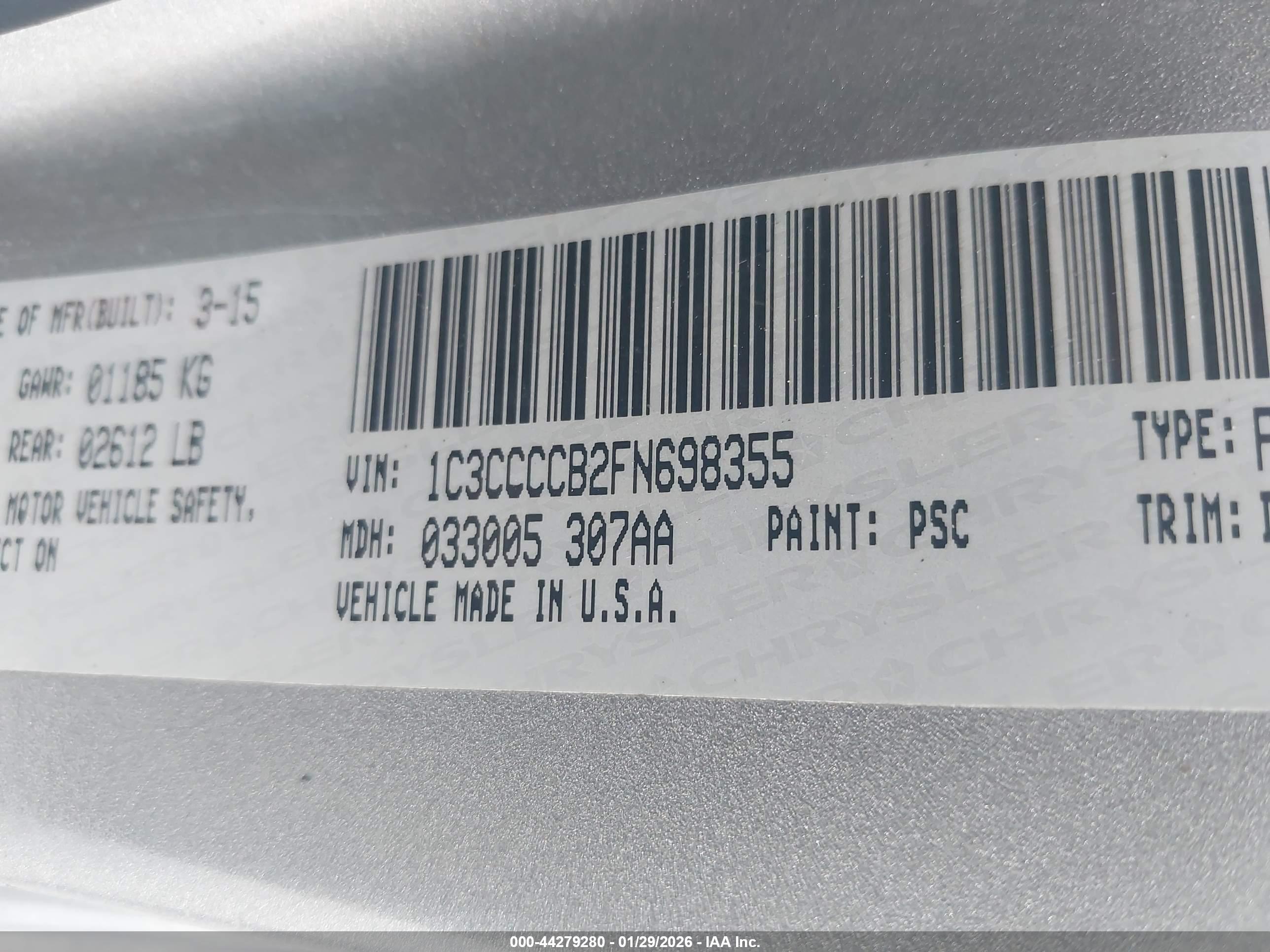 CHRYSLER 200 image 9