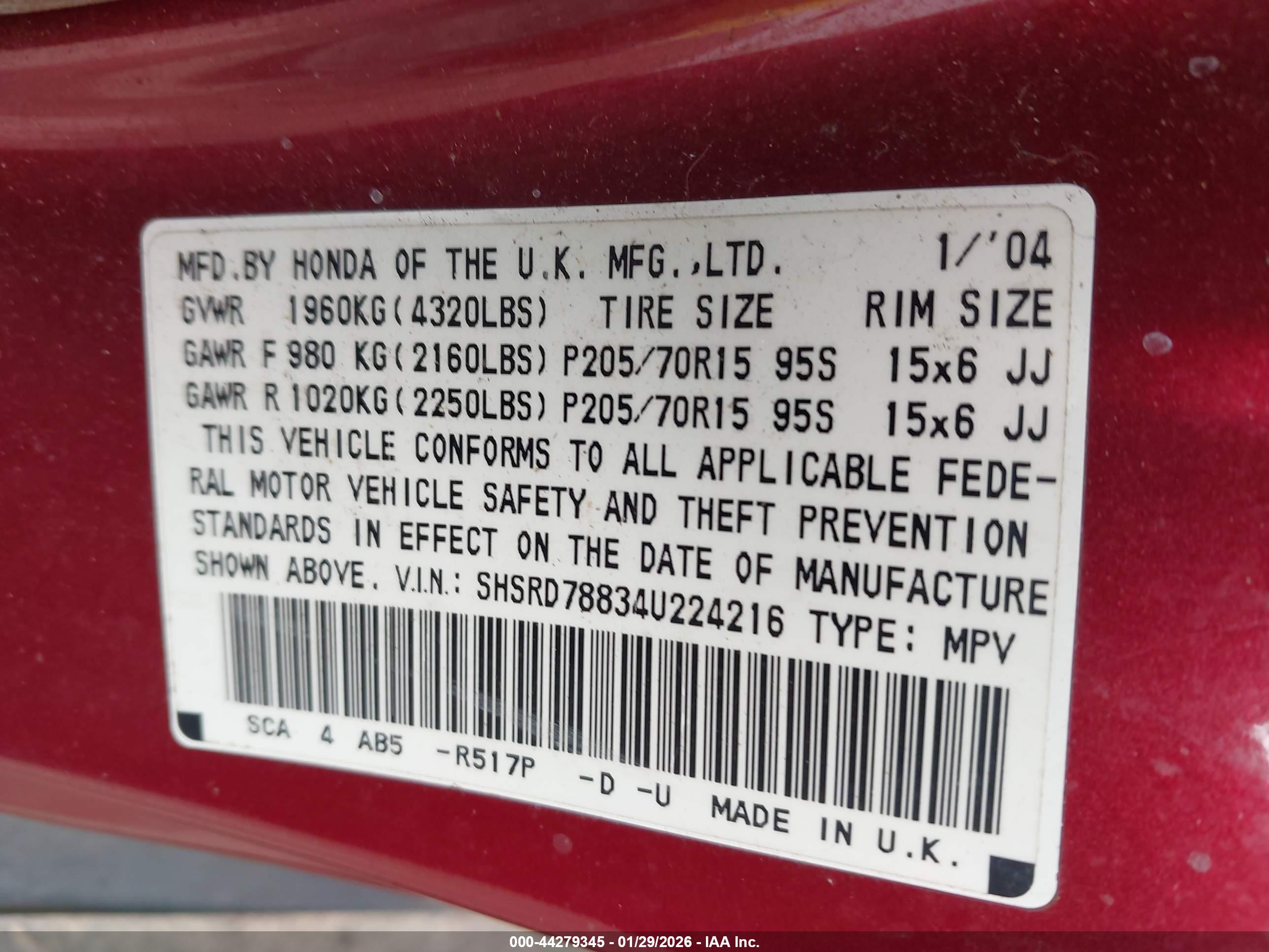 HONDA CR-V image 9