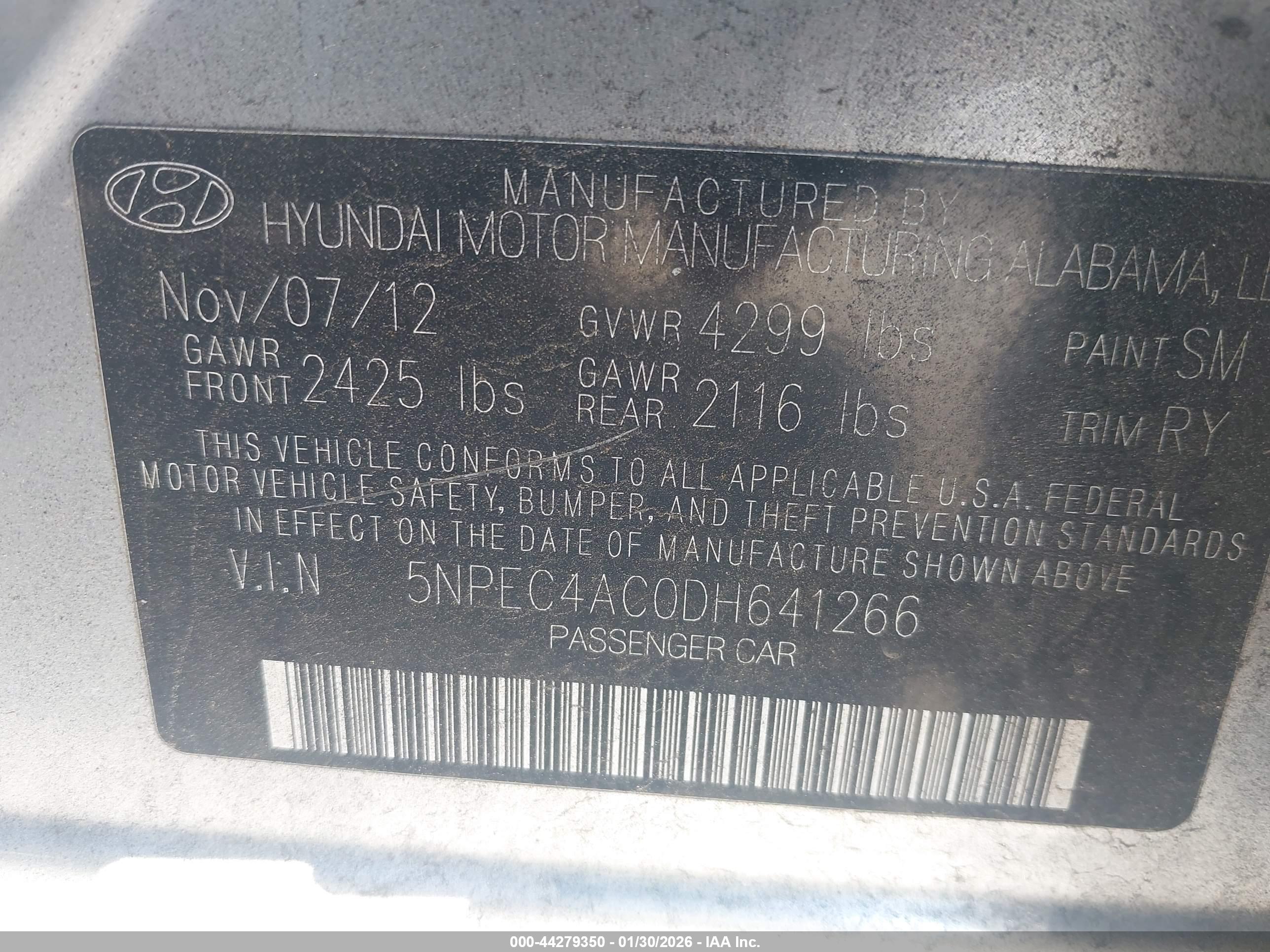 HYUNDAI SONATA image 9