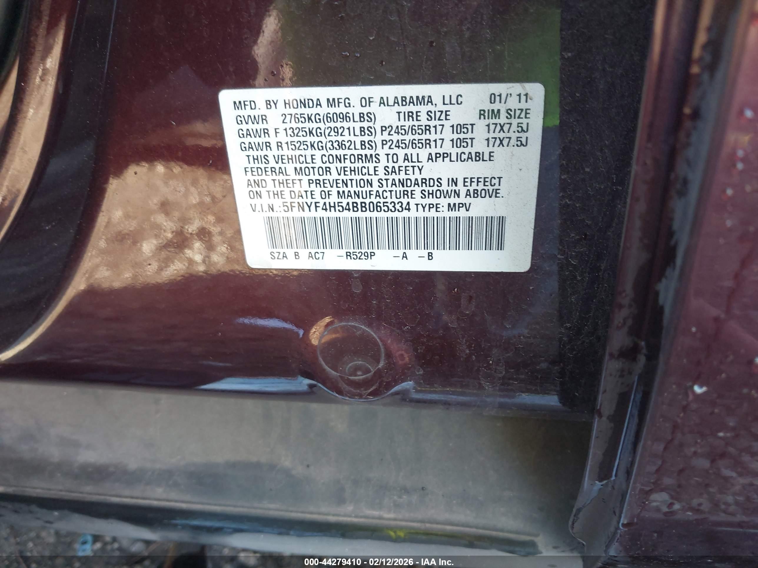 HONDA PILOT image 9