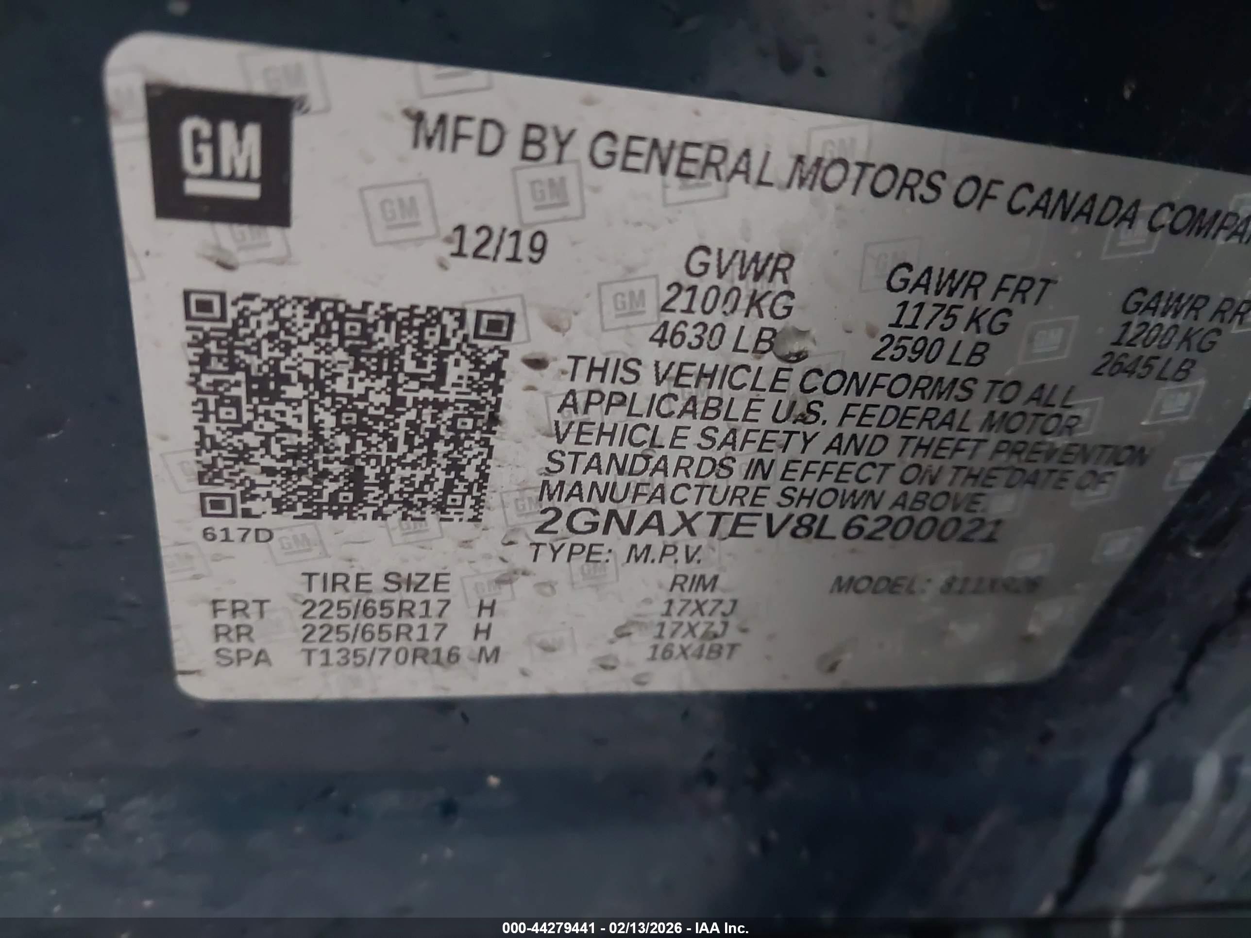 CHEVROLET EQUINOX image 9