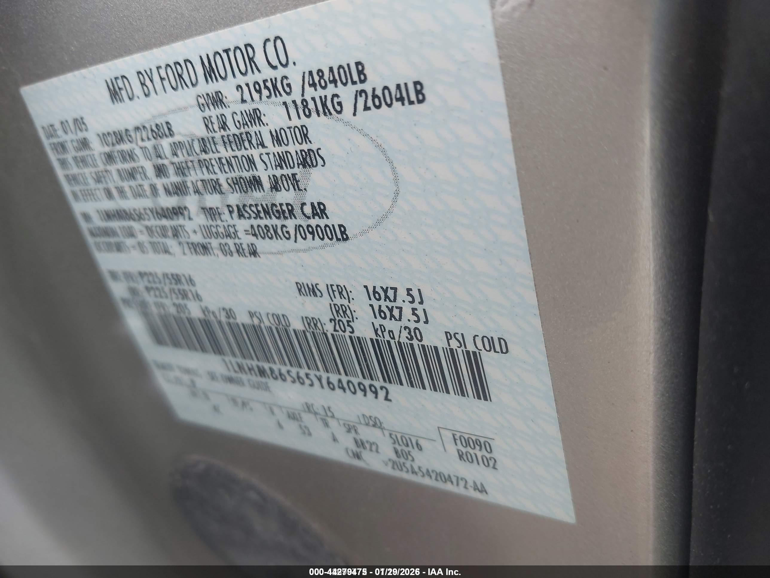 LINCOLN LS image 9