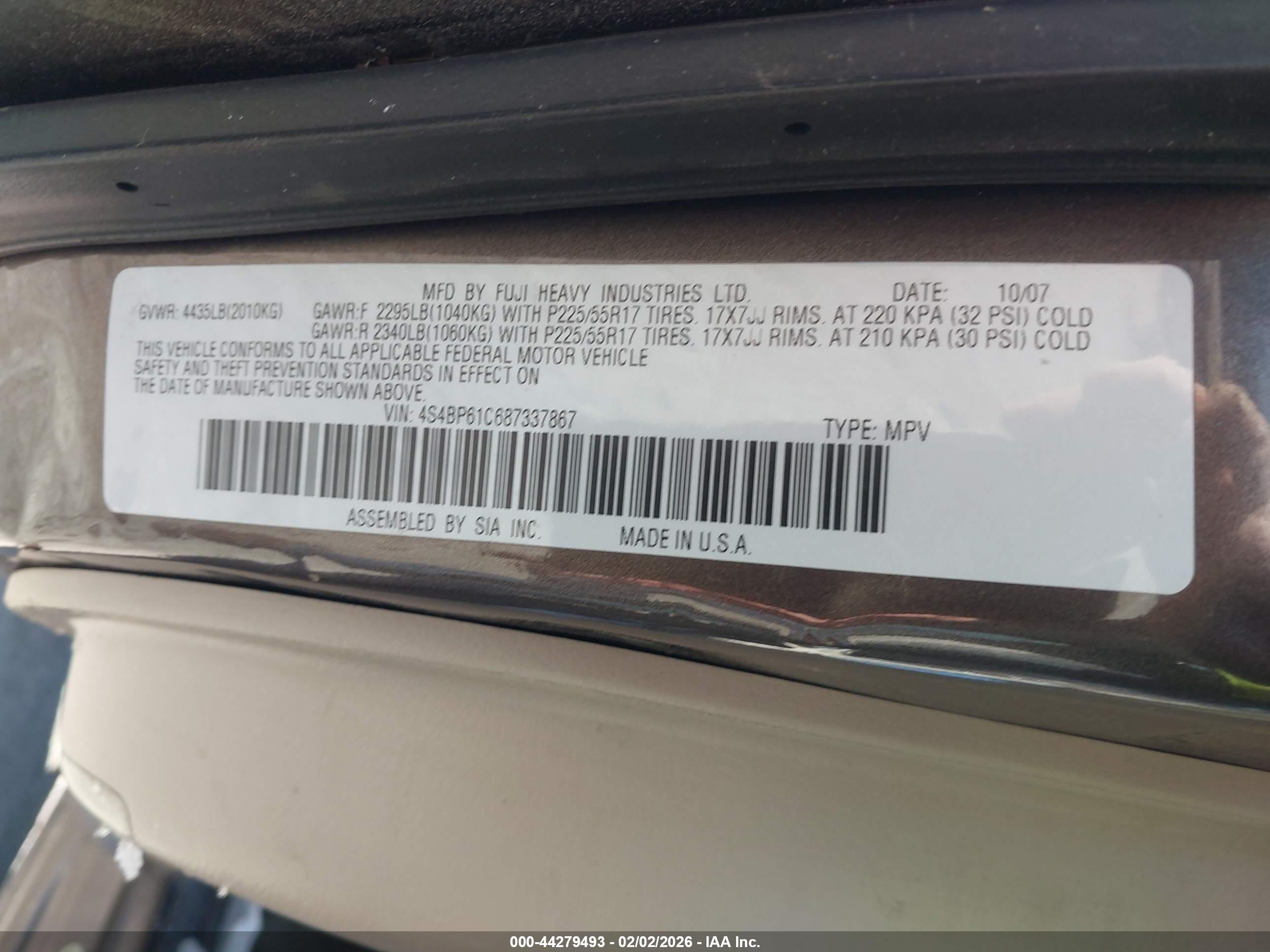 SUBARU OUTBACK image 9