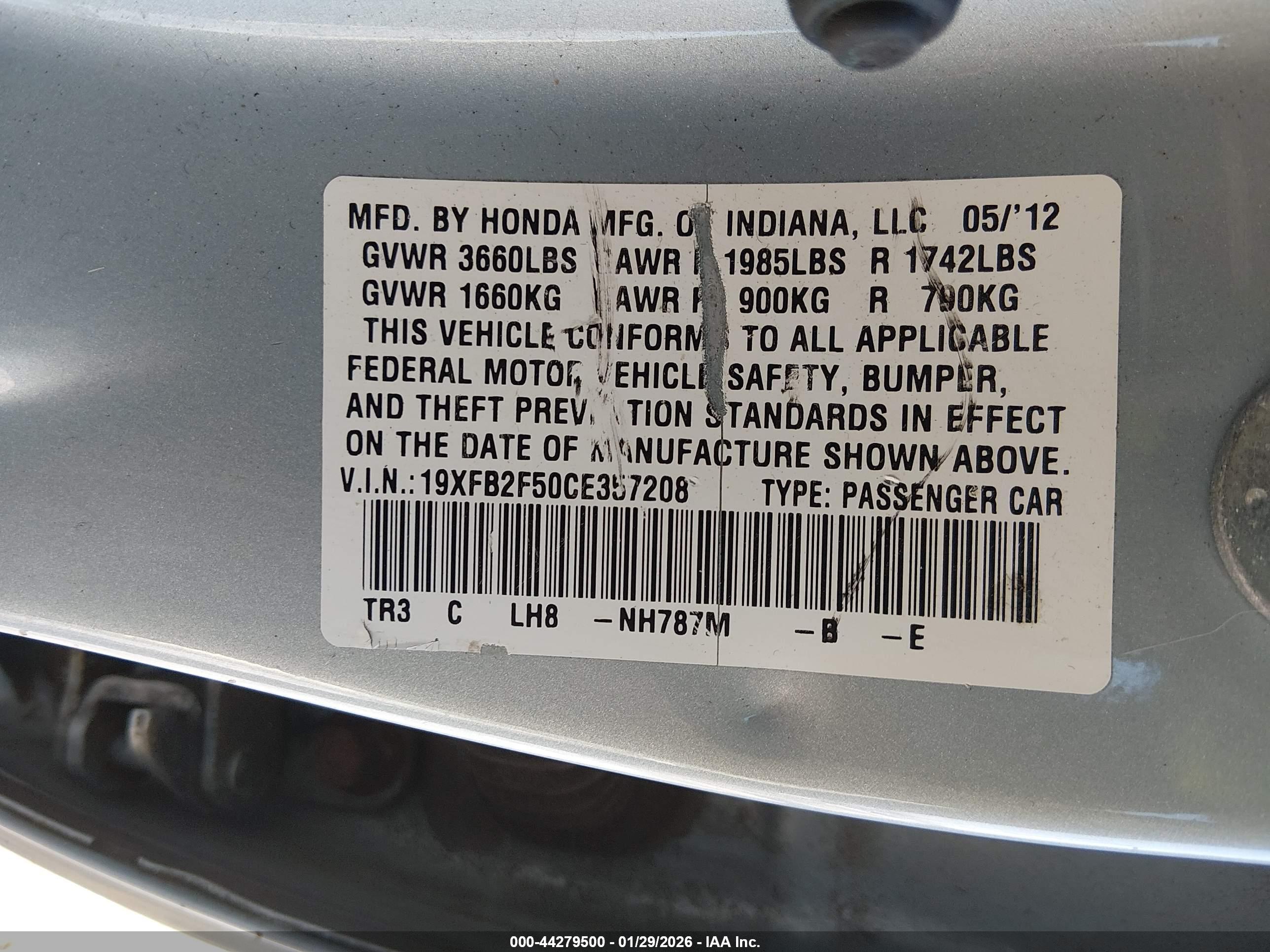 HONDA CIVIC image 9