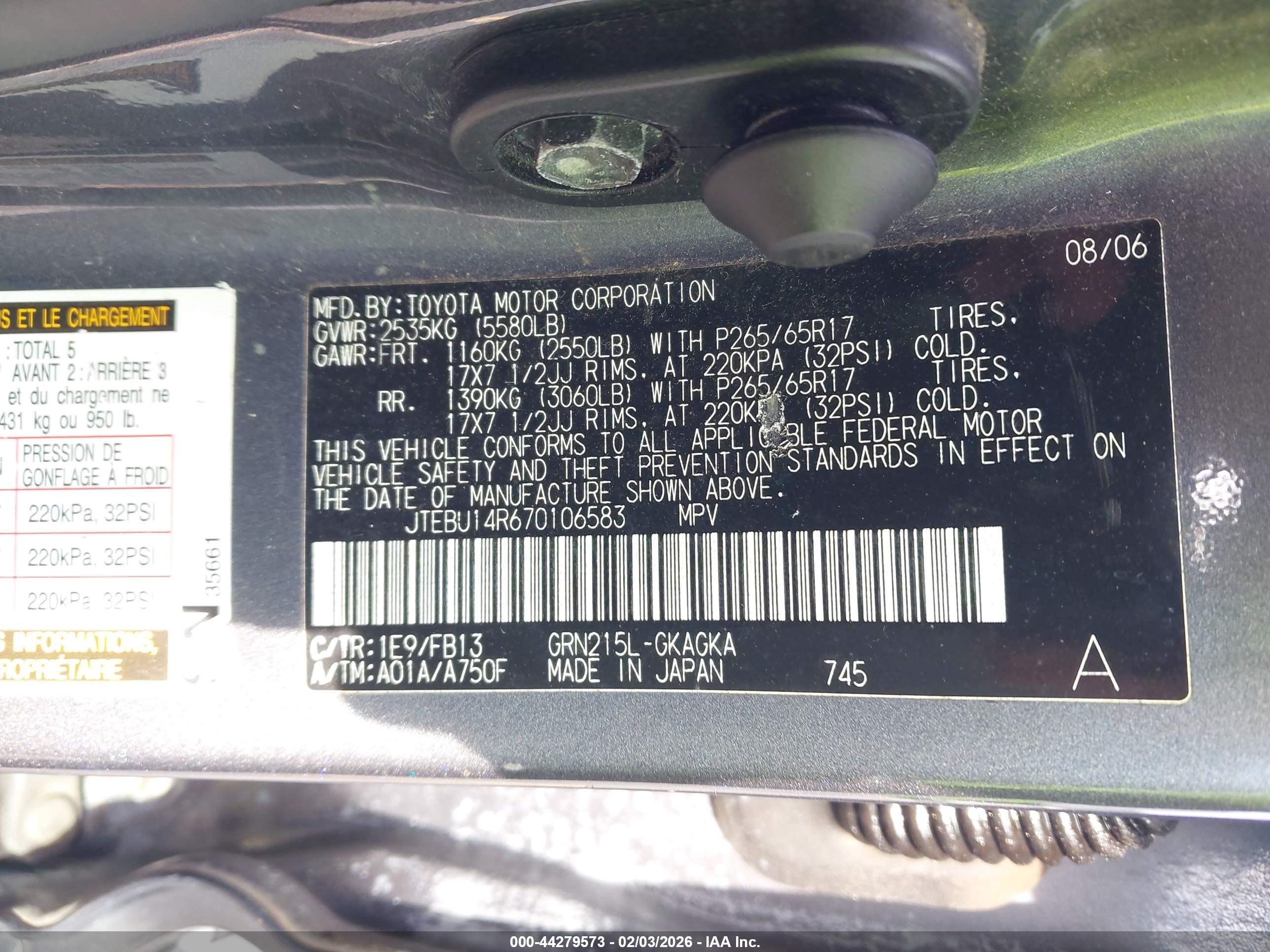 TOYOTA 4RUNNER image 9