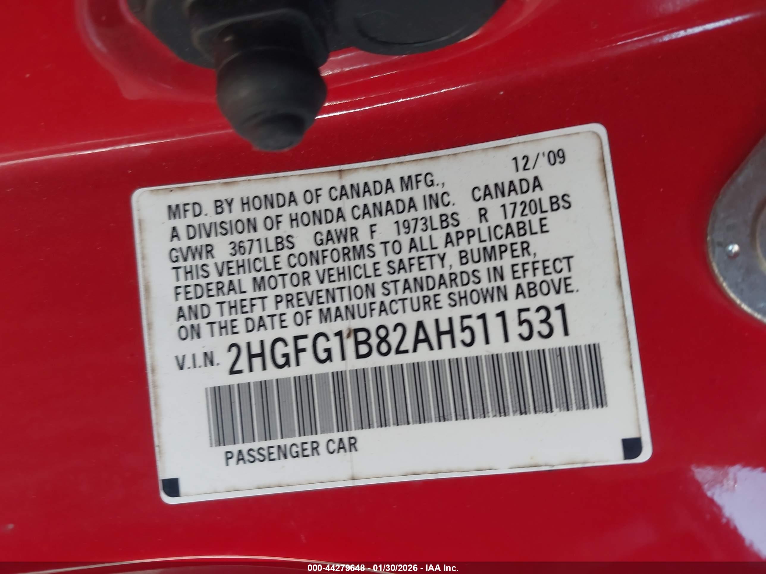 HONDA CIVIC image 9