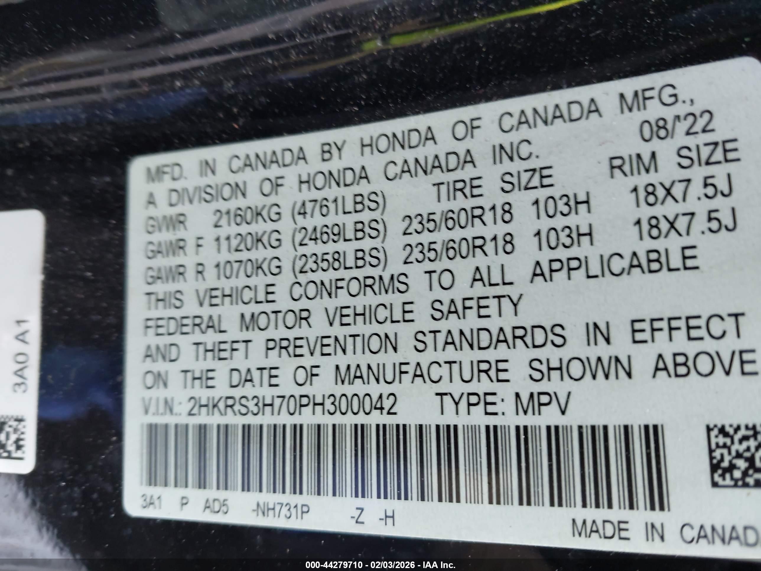 HONDA CR-V image 9