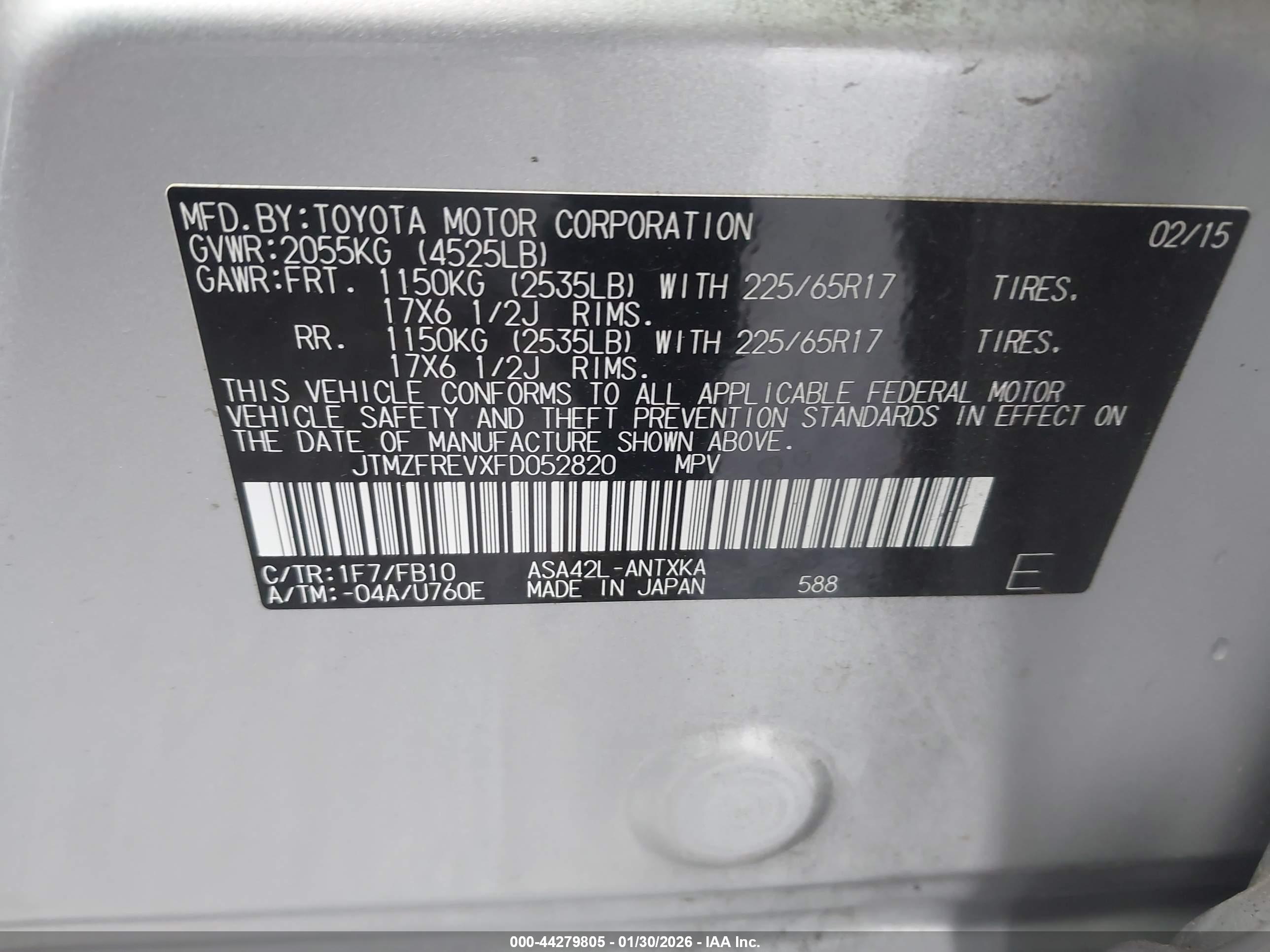 TOYOTA RAV4 image 9