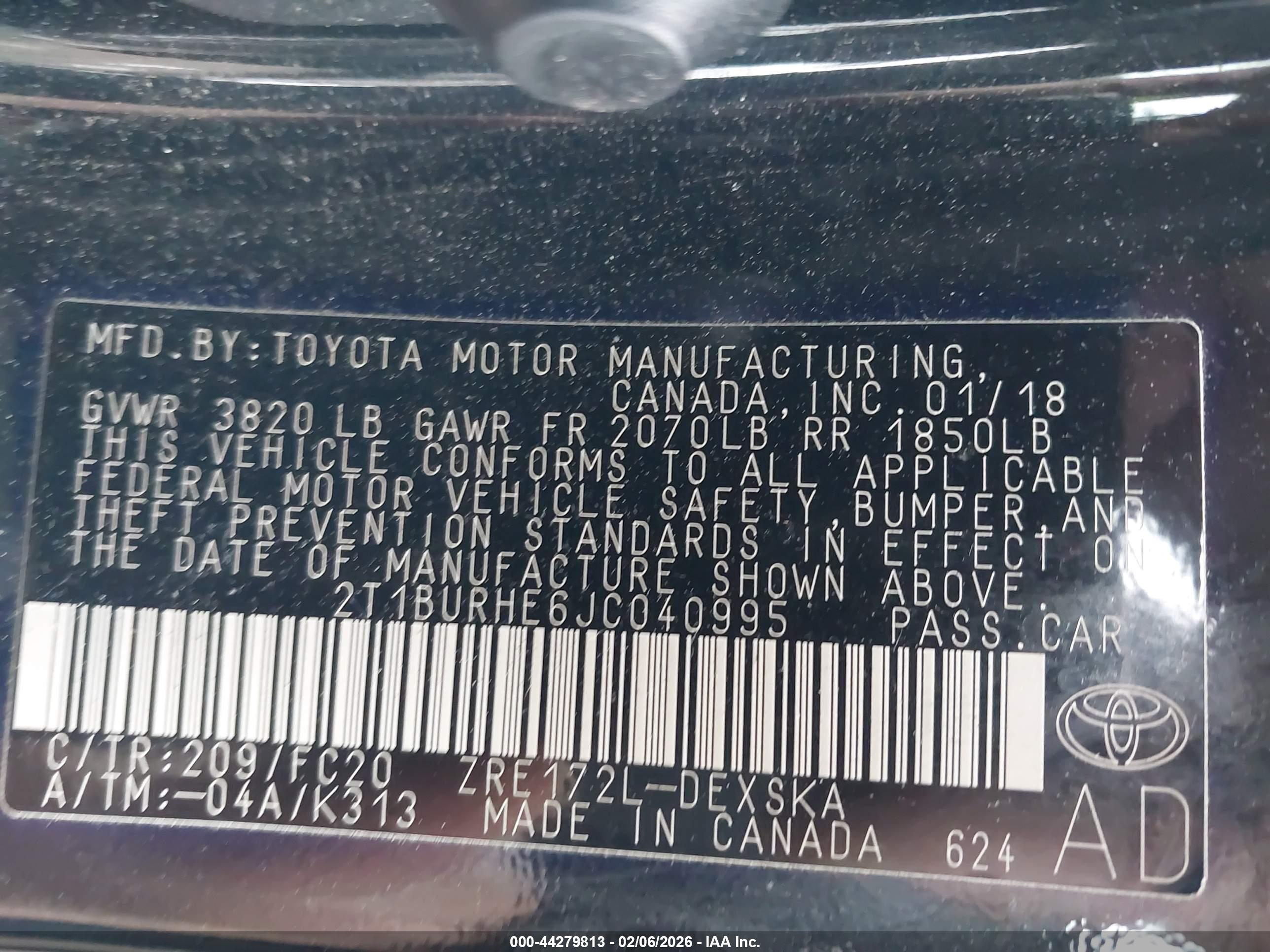 TOYOTA COROLLA image 9