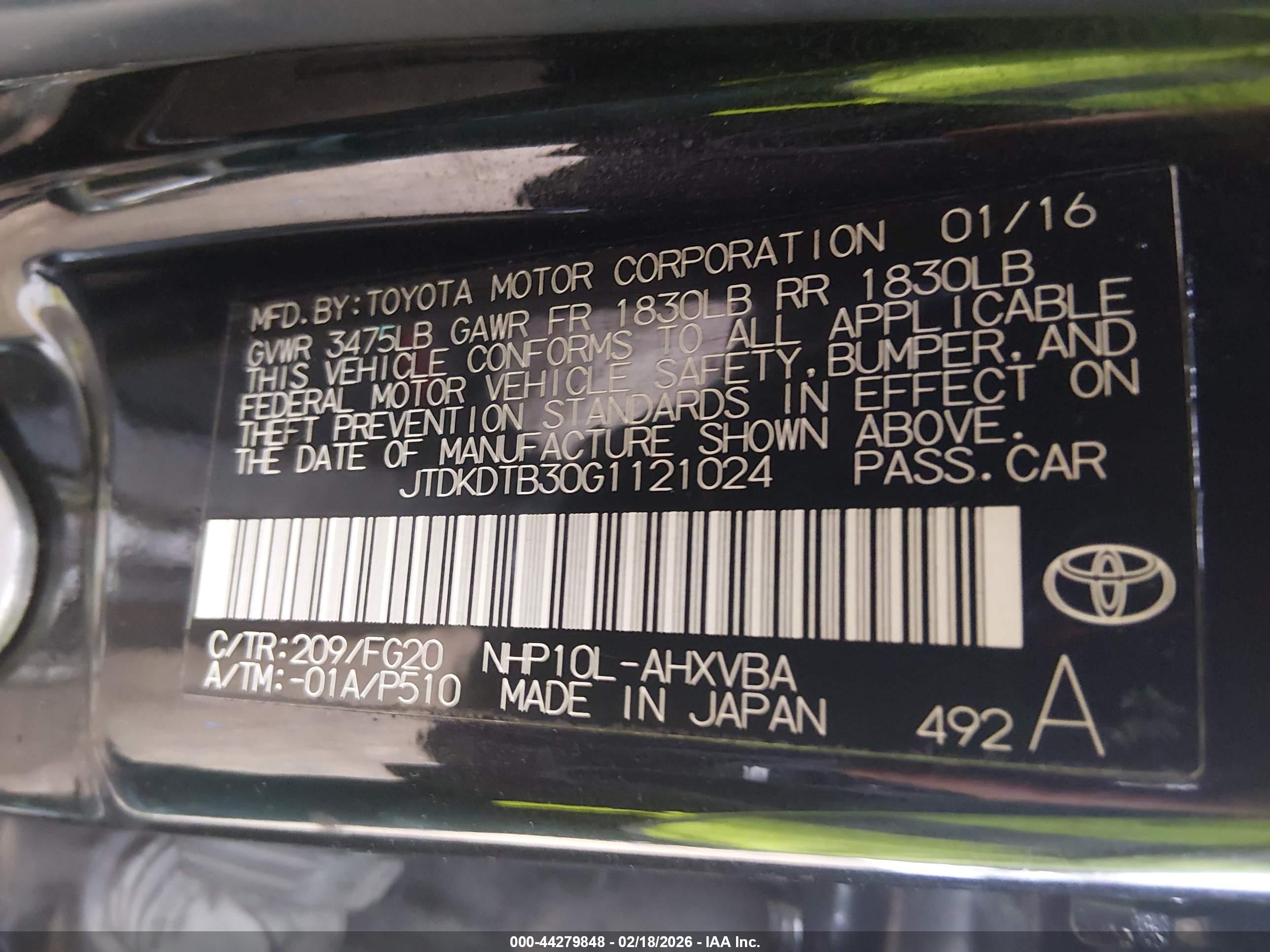 TOYOTA PRIUS image 9
