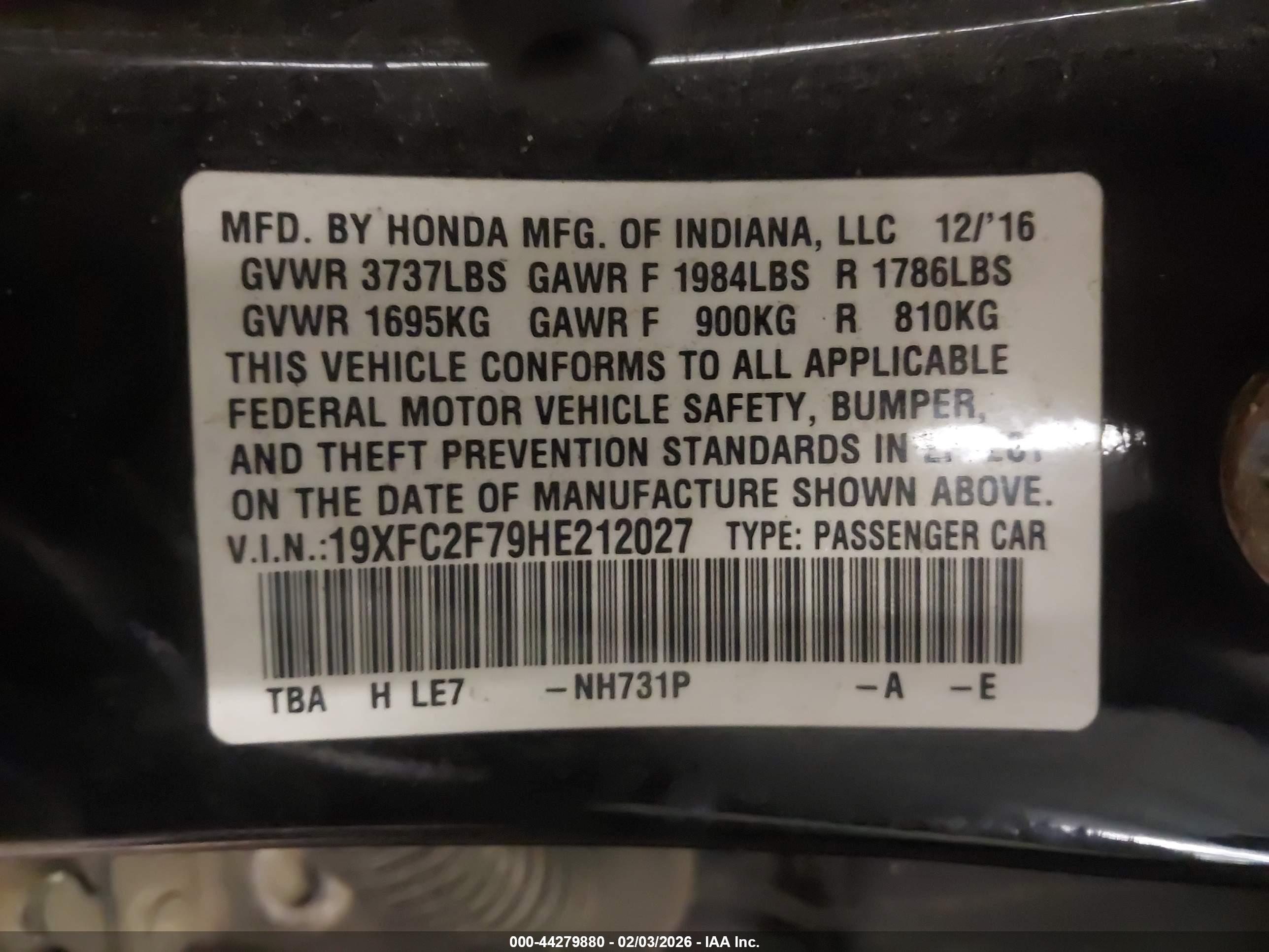 HONDA CIVIC image 9
