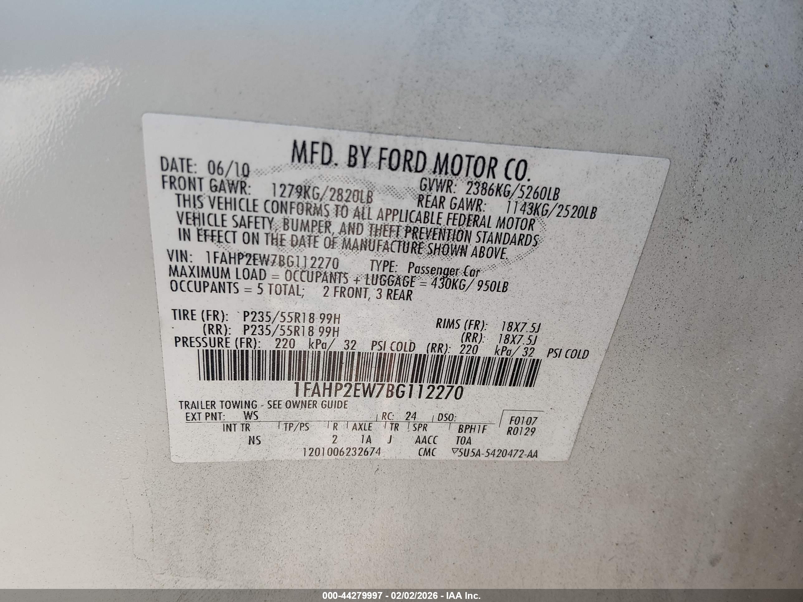 FORD TAURUS image 9