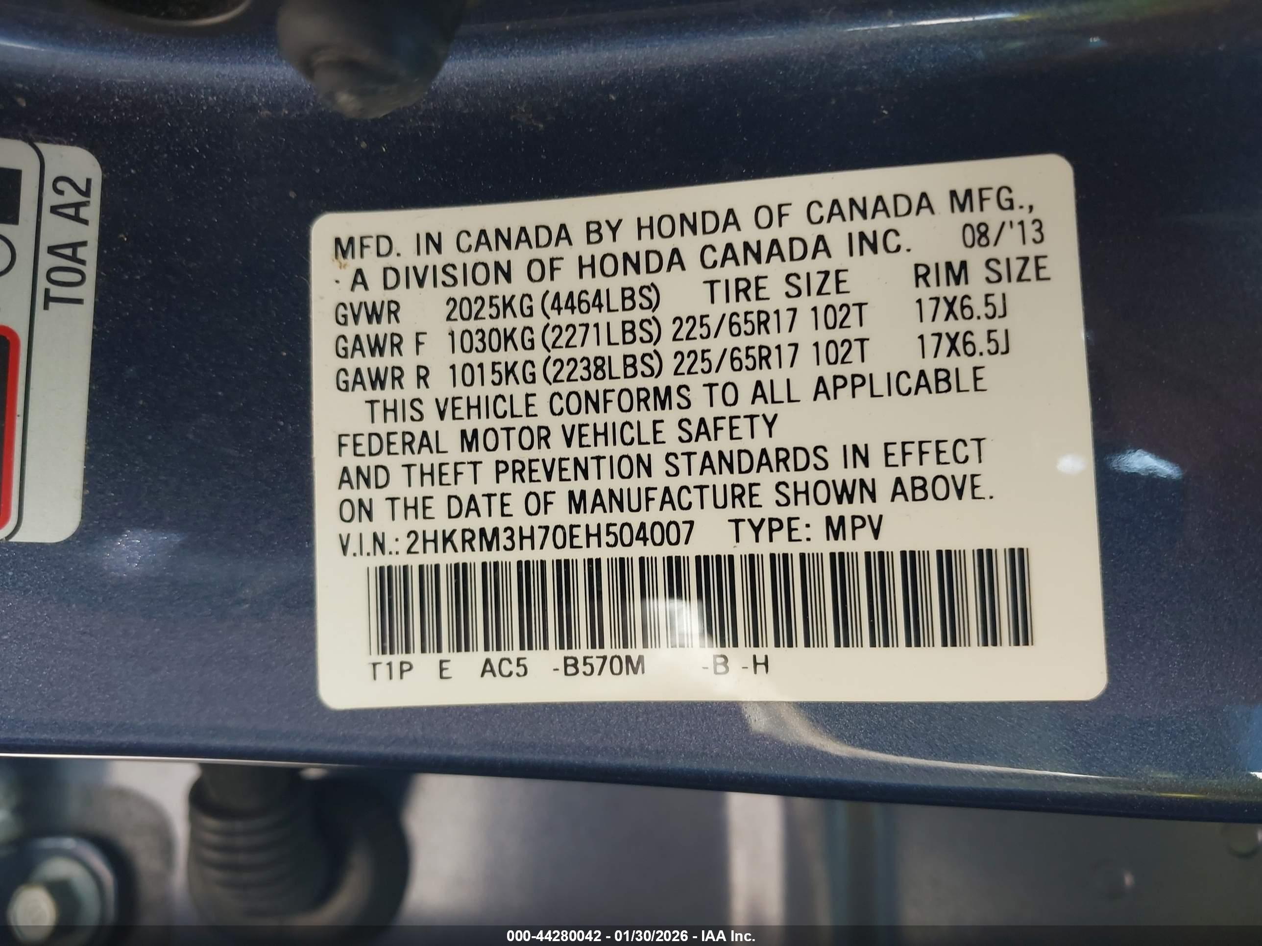 HONDA CR-V image 9
