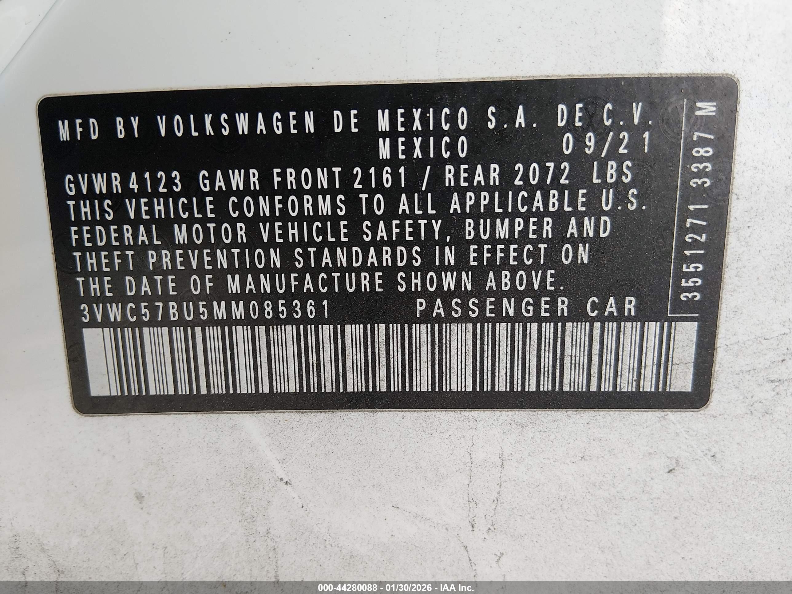 VOLKSWAGEN JETTA image 9