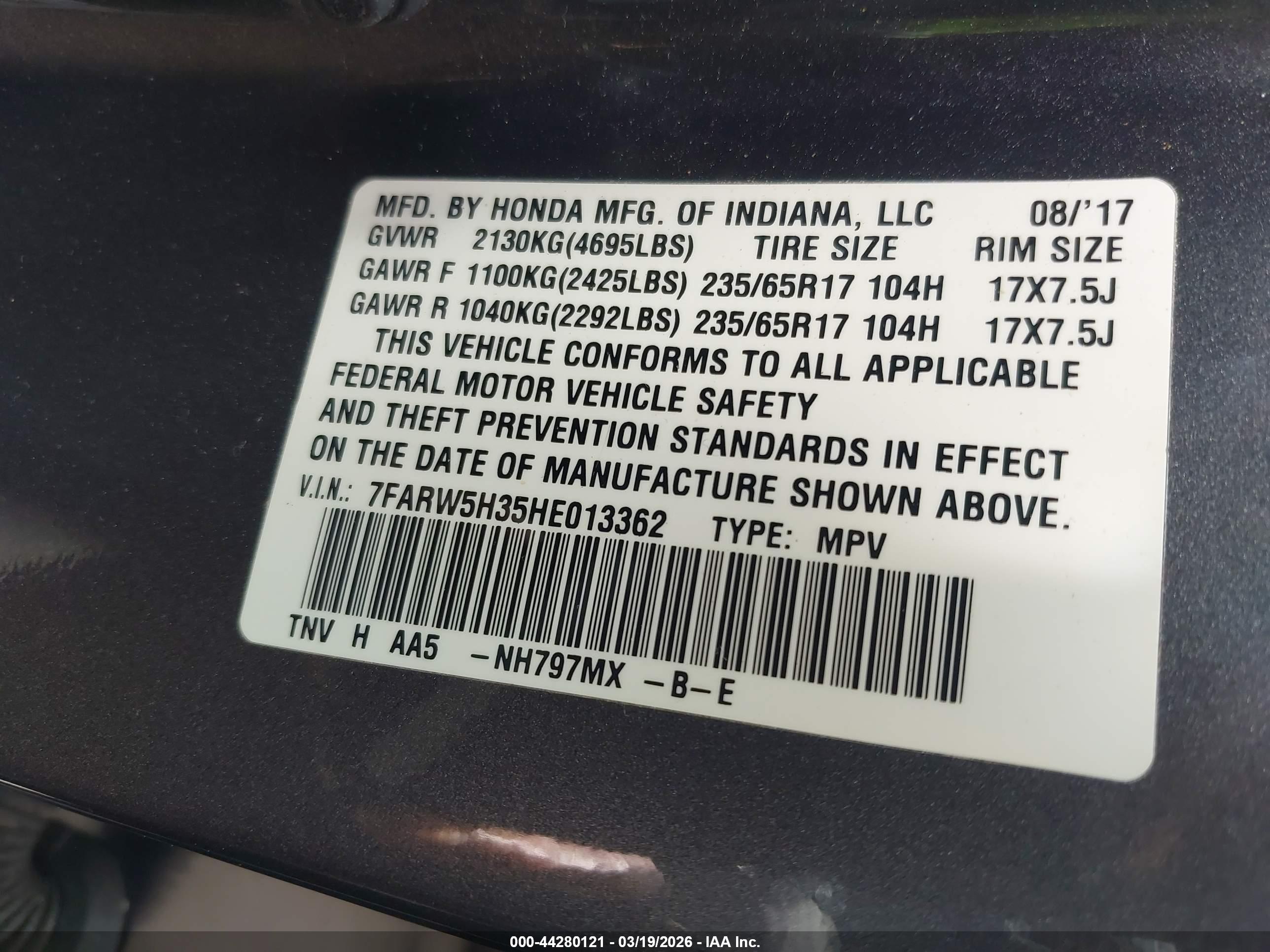 HONDA CR-V image 9