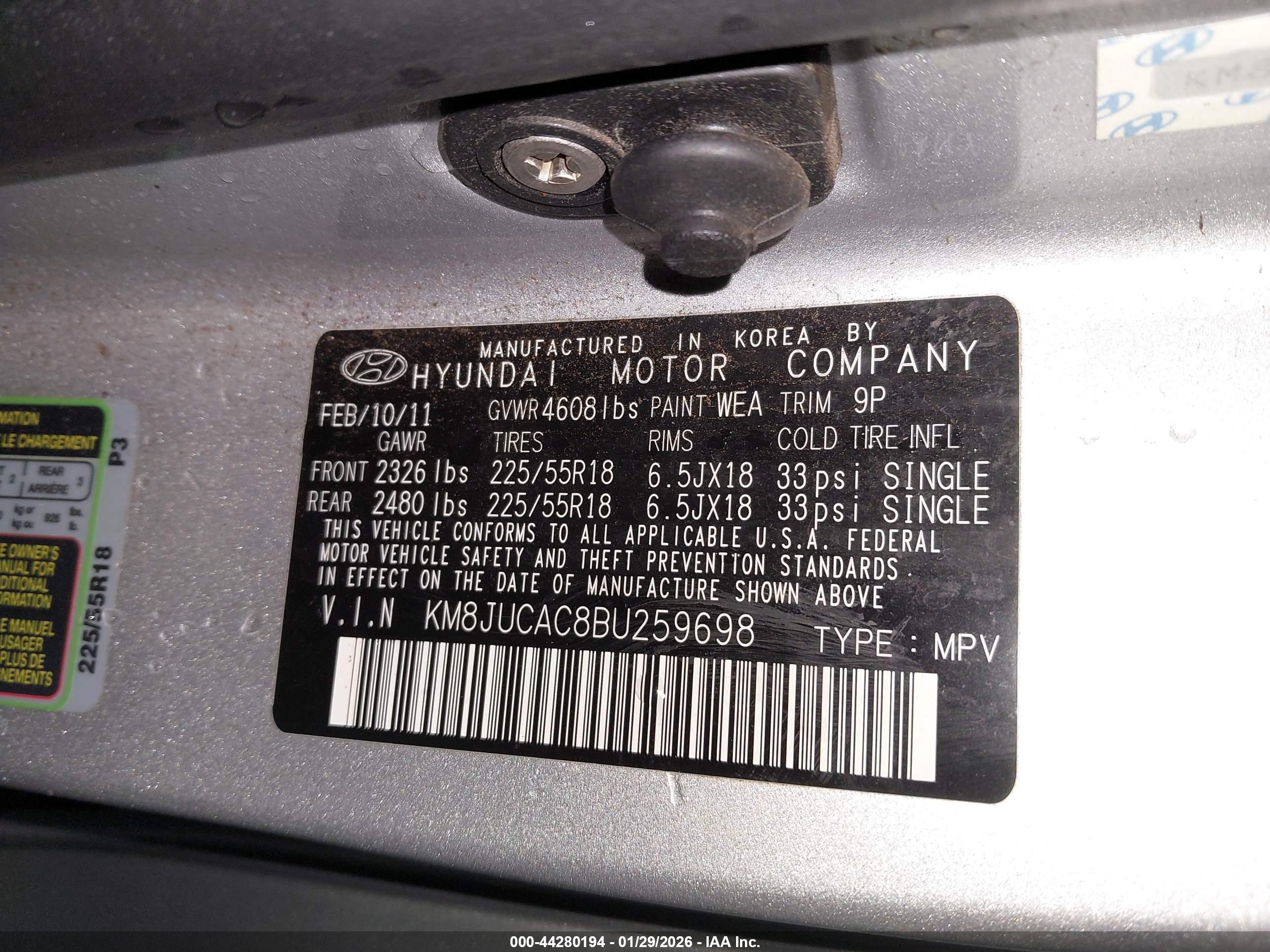 HYUNDAI TUCSON image 9