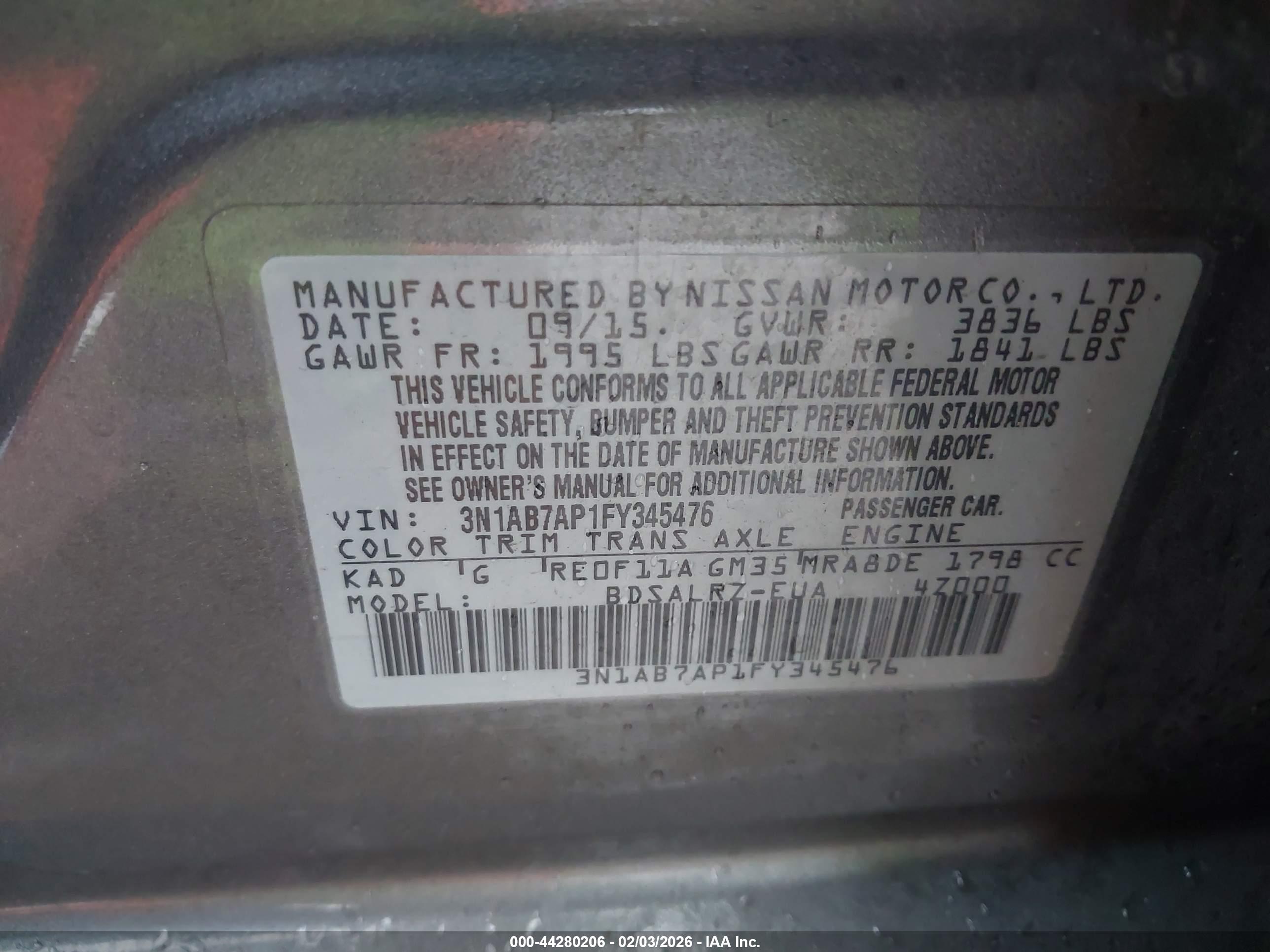 NISSAN SENTRA image 9