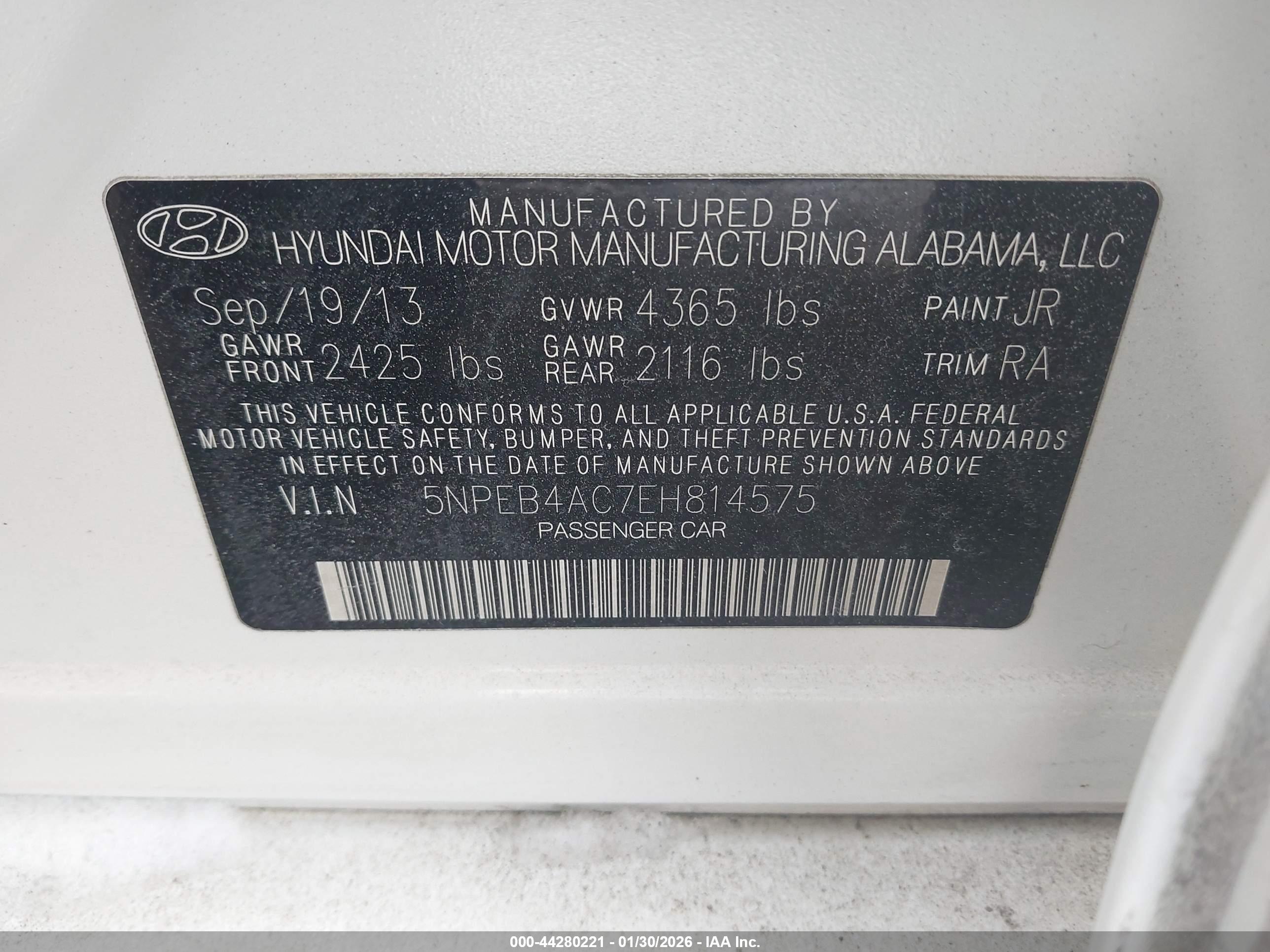 HYUNDAI SONATA image 9