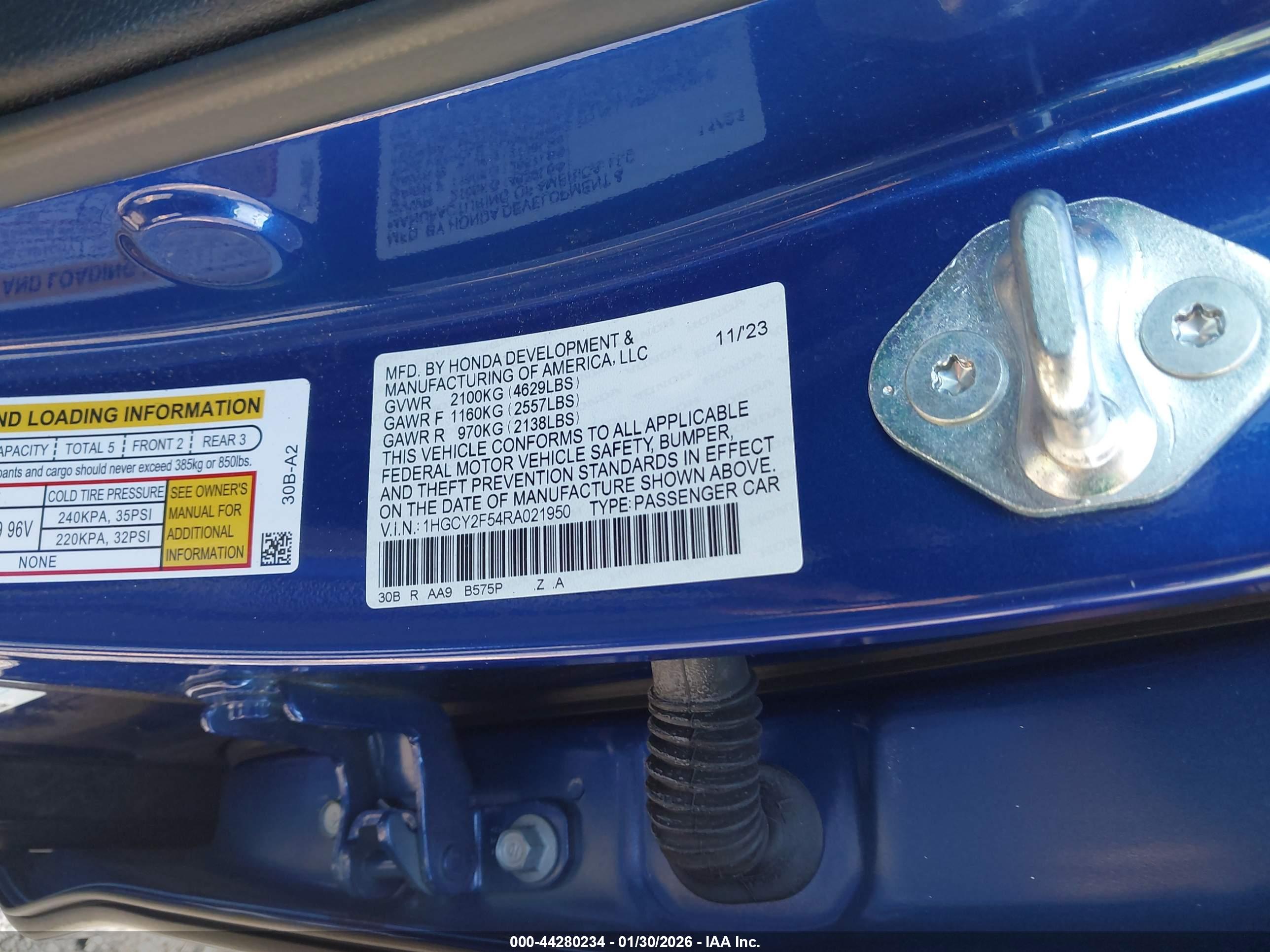 HONDA ACCORD image 9