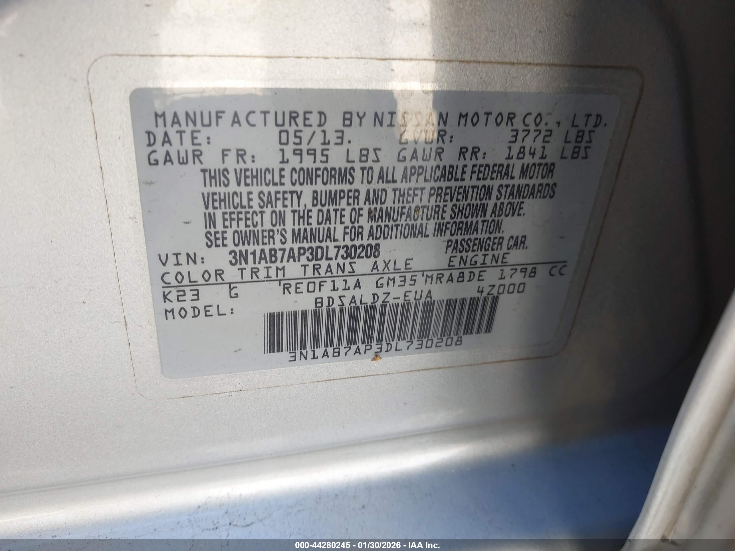 NISSAN SENTRA image 9