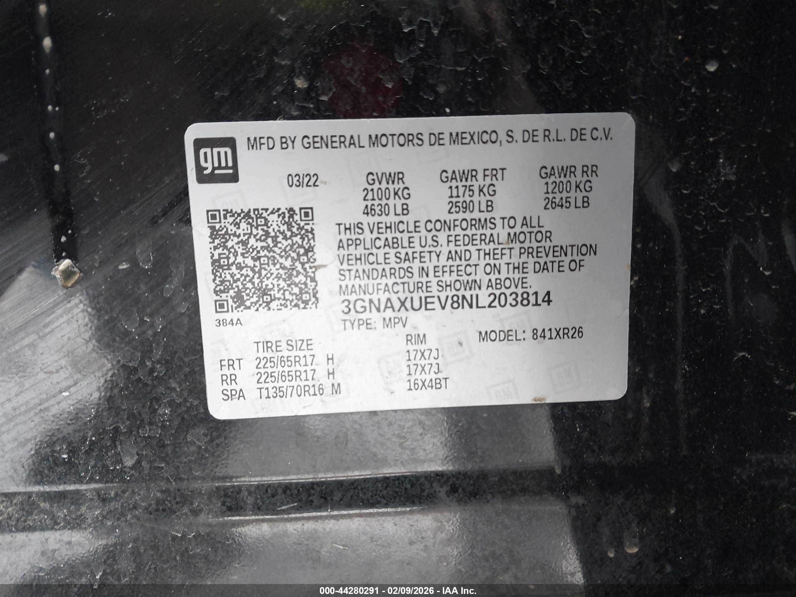 CHEVROLET EQUINOX image 9