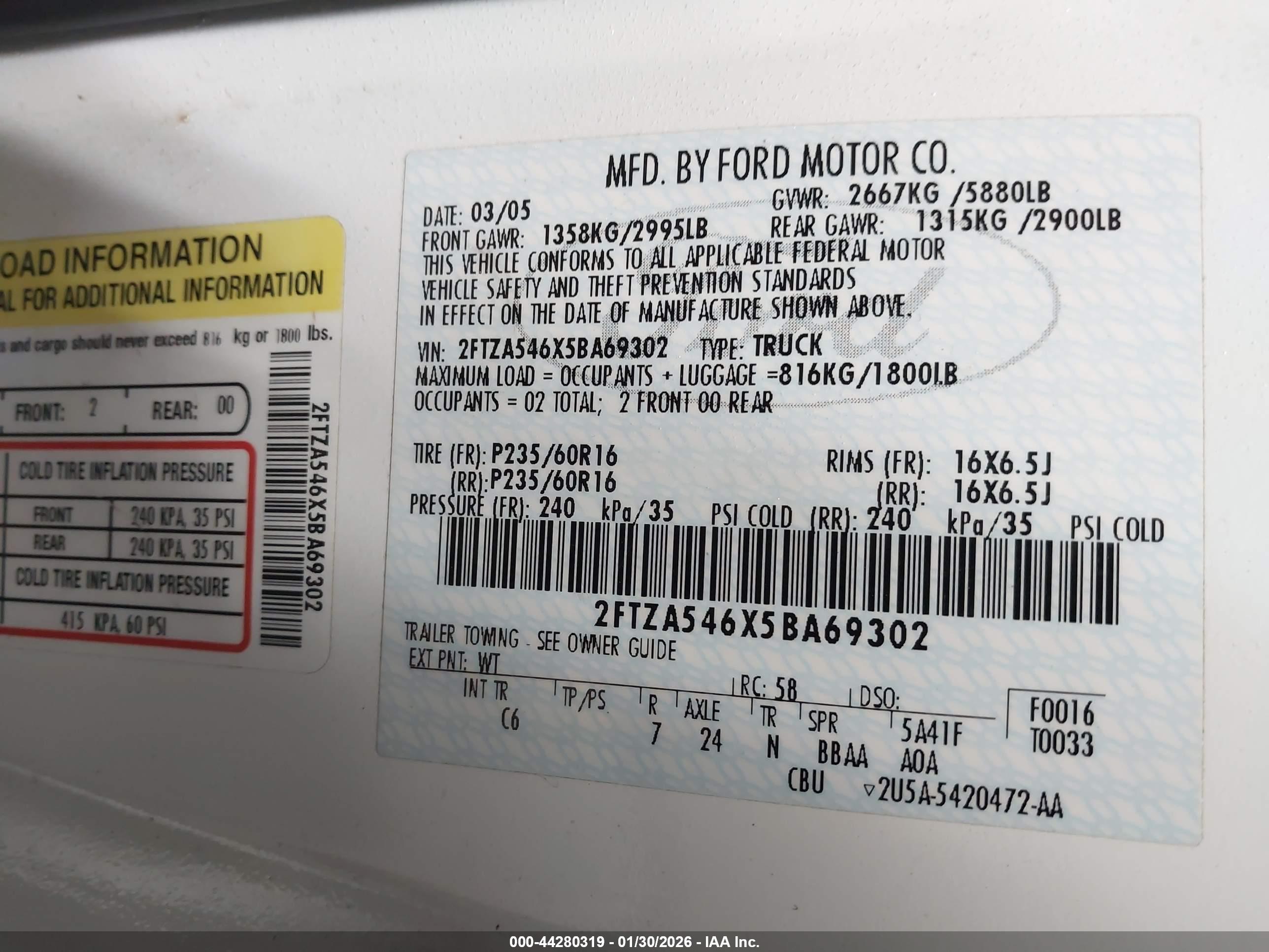 FORD FREESTAR image 9