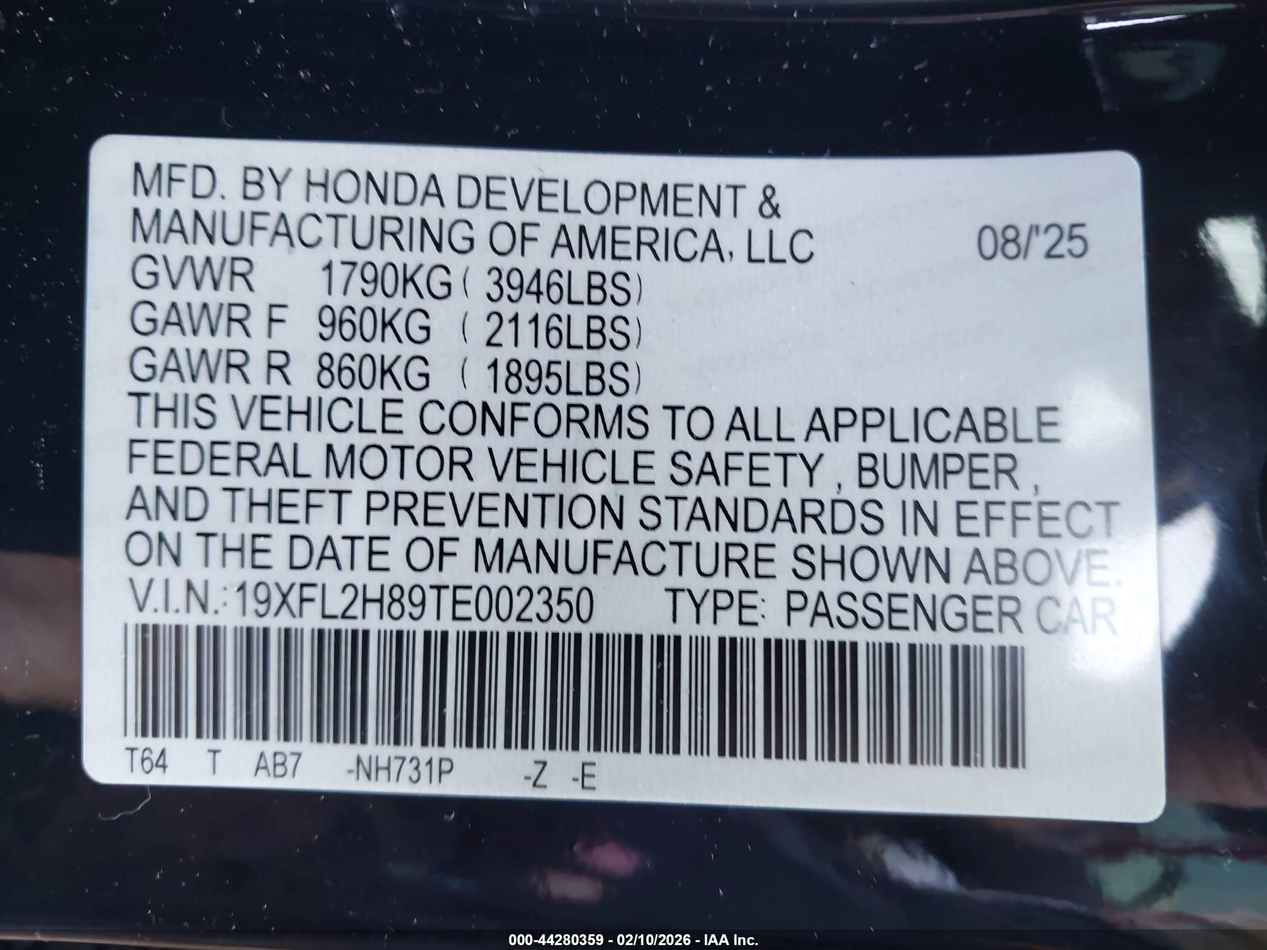 HONDA CIVIC image 9