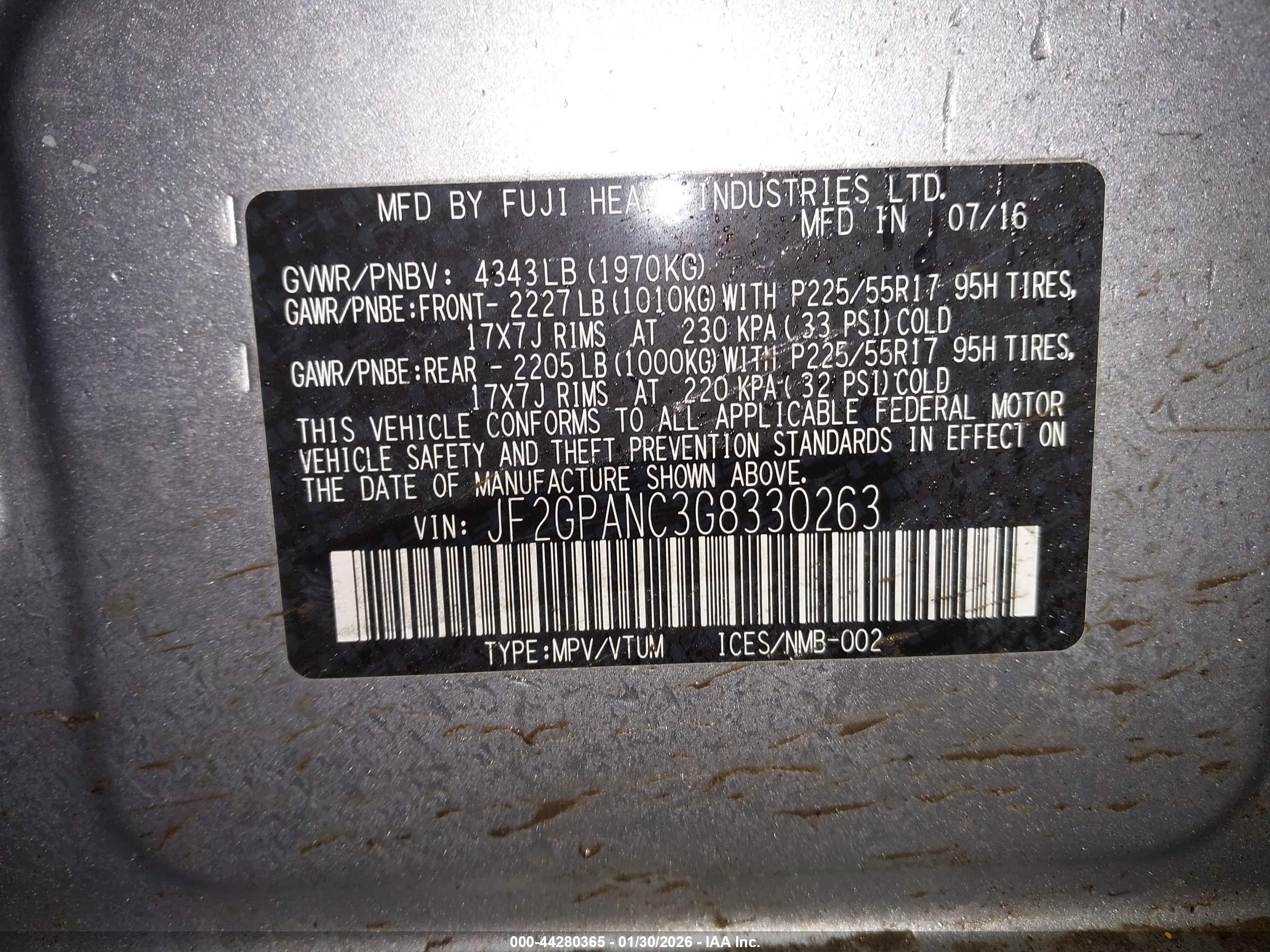 SUBARU CROSSTREK image 9