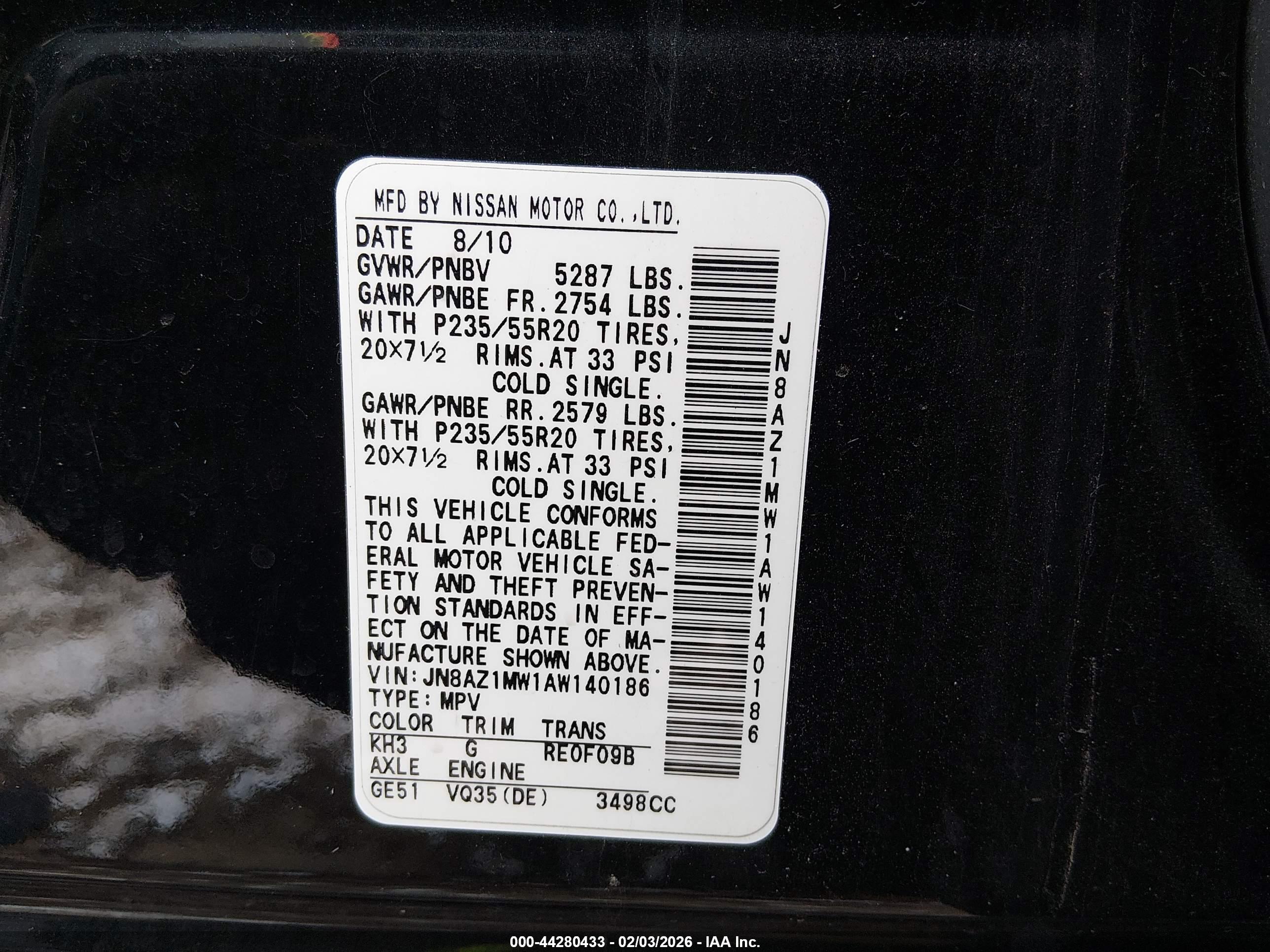 NISSAN MURANO image 9