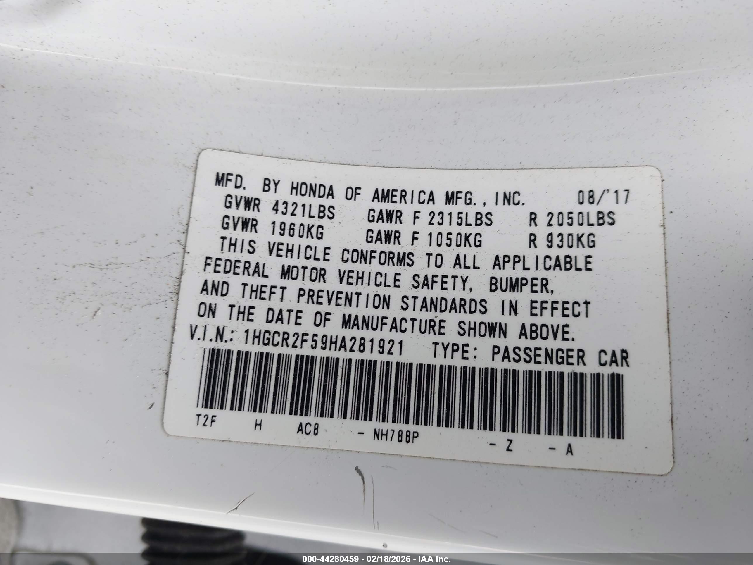 HONDA ACCORD image 9