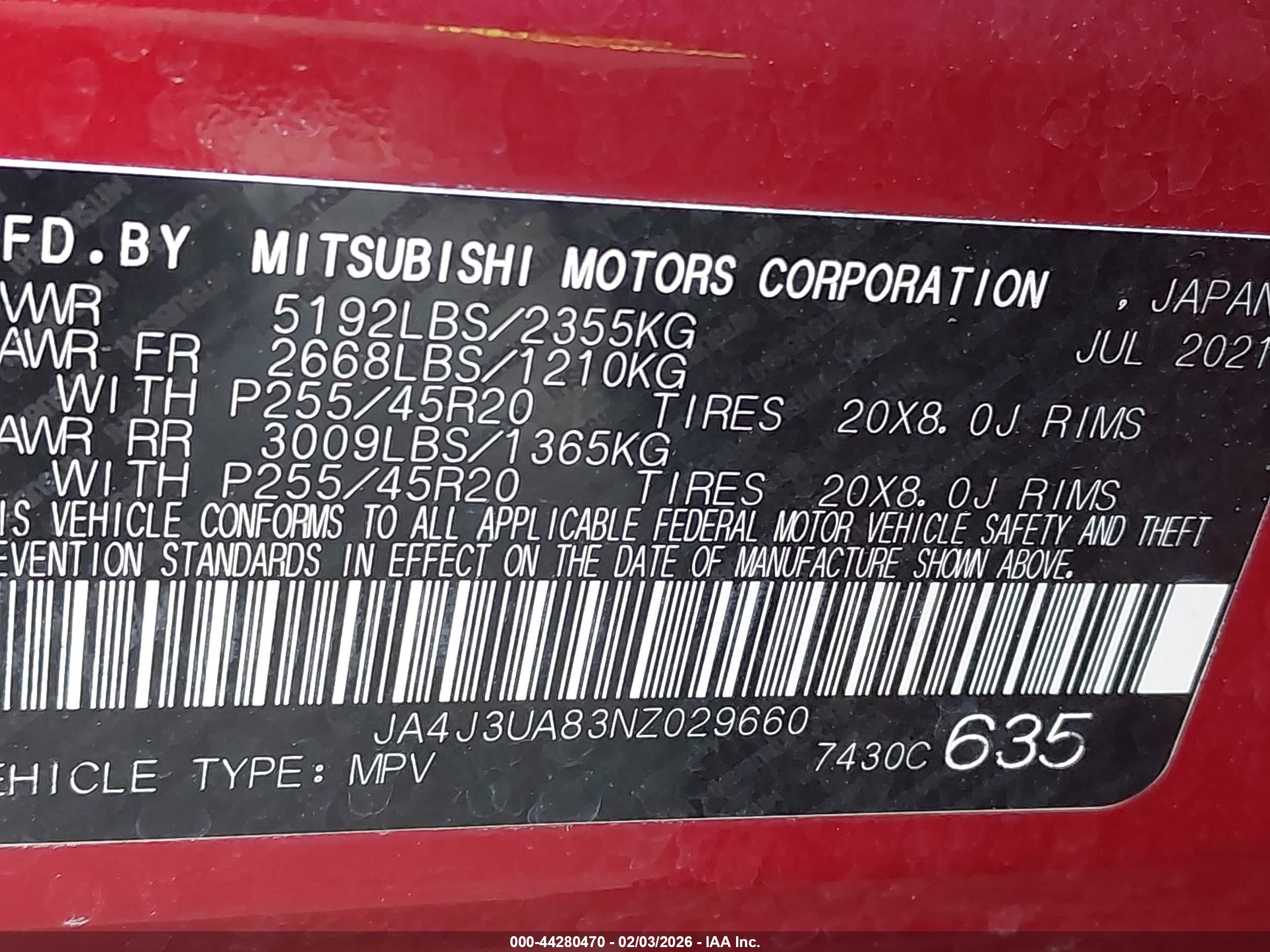 MITSUBISHI OUTLANDER image 9