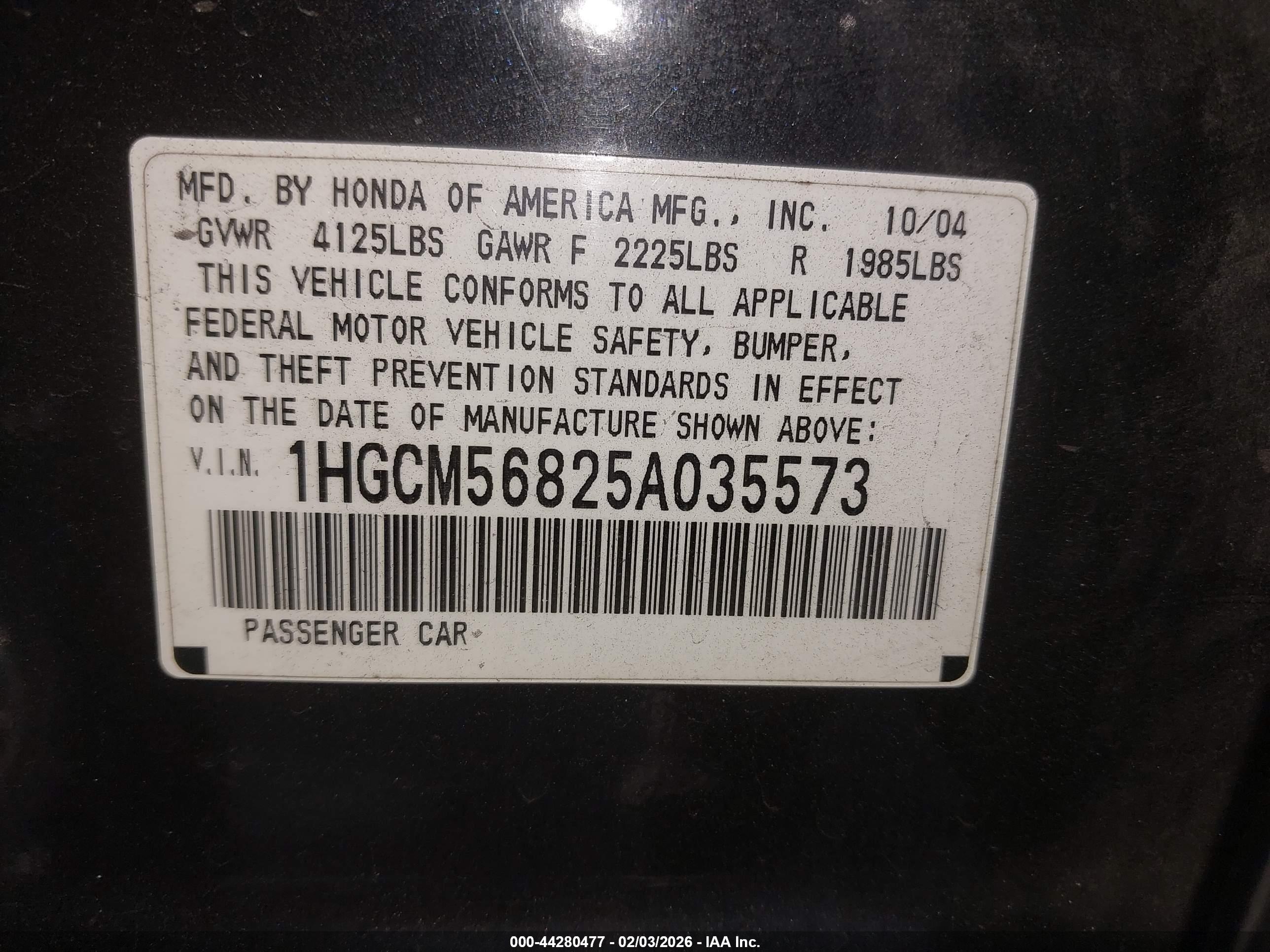 HONDA ACCORD image 9