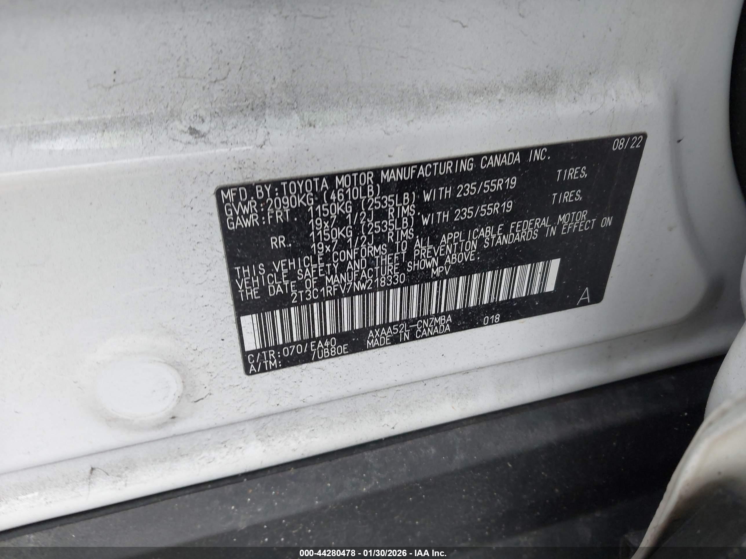 TOYOTA RAV4 image 9