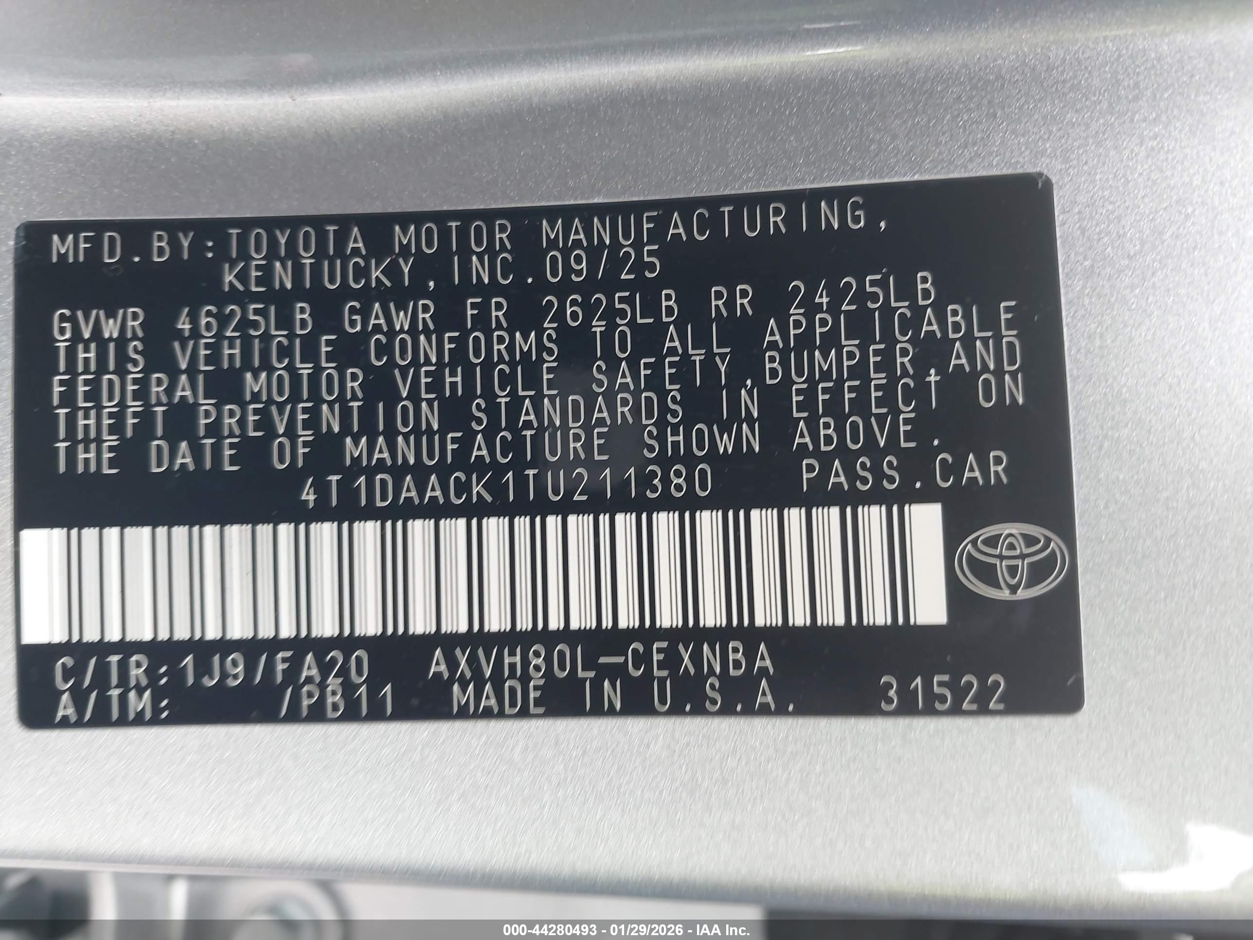TOYOTA CAMRY image 9