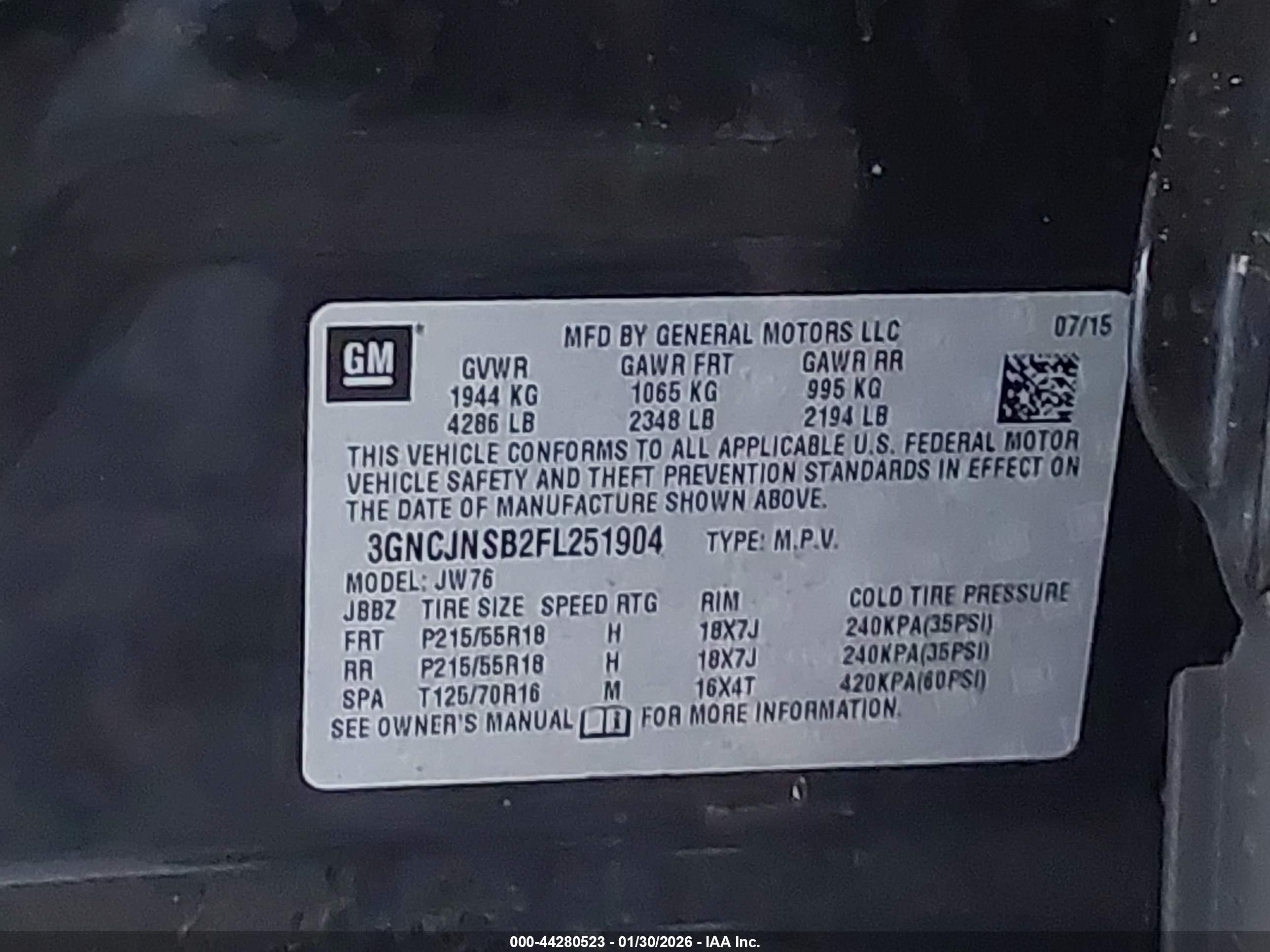 CHEVROLET TRAX image 9