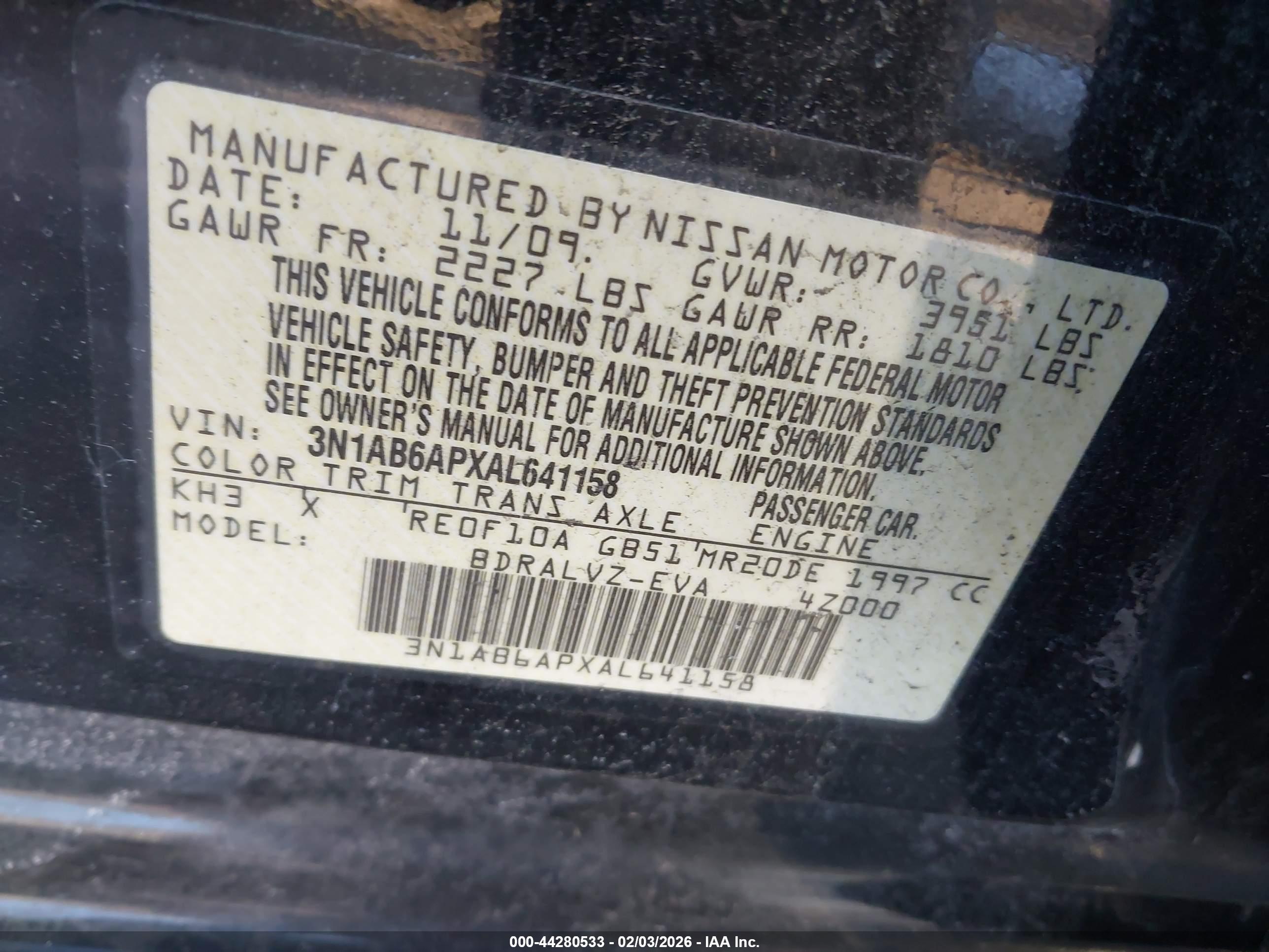 NISSAN SENTRA image 9