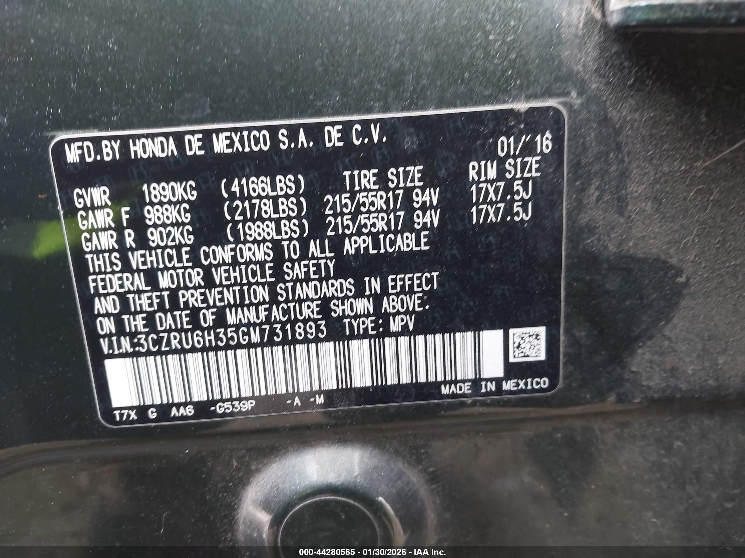 HONDA HR-V image 9