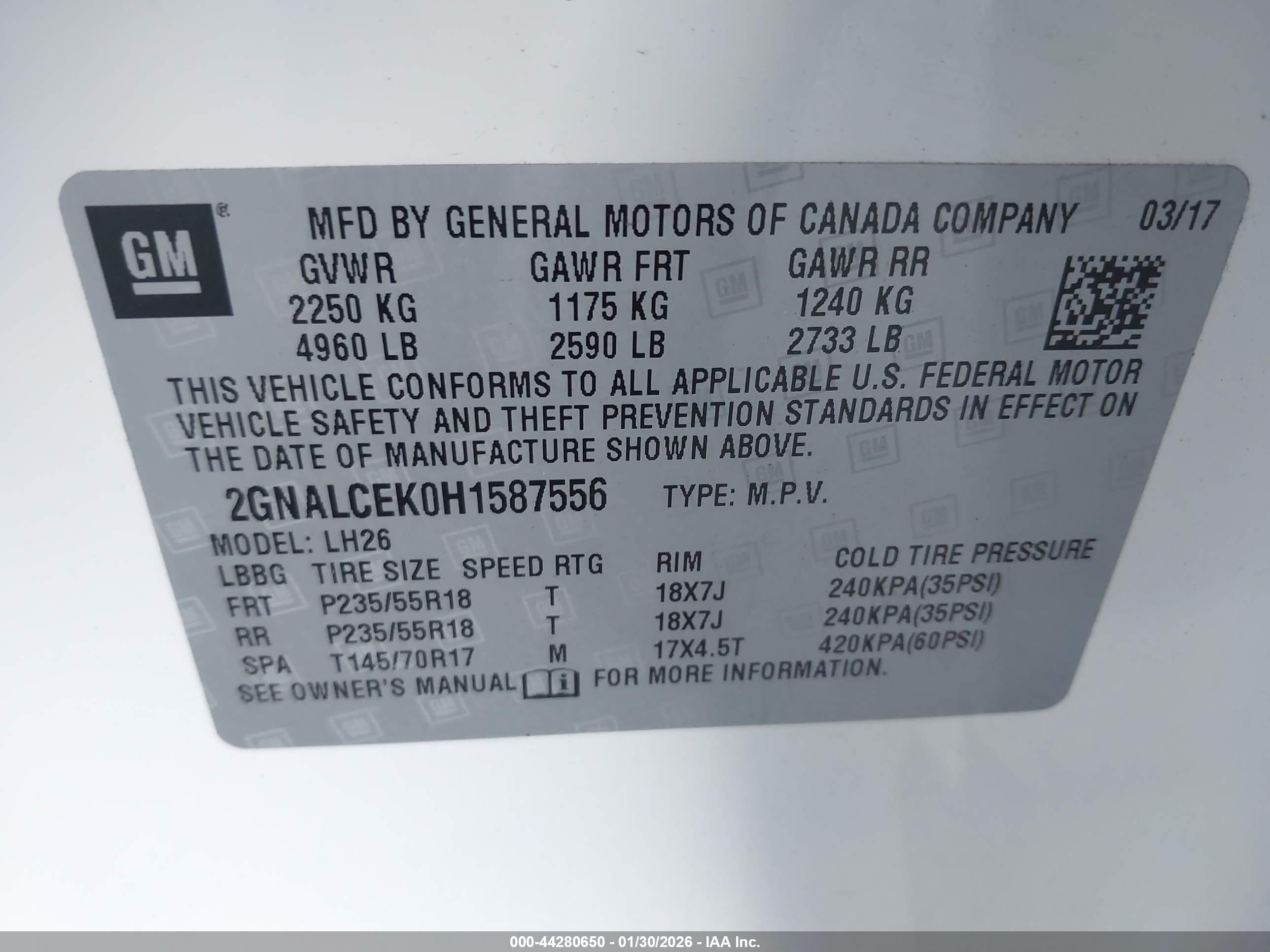 CHEVROLET EQUINOX image 9