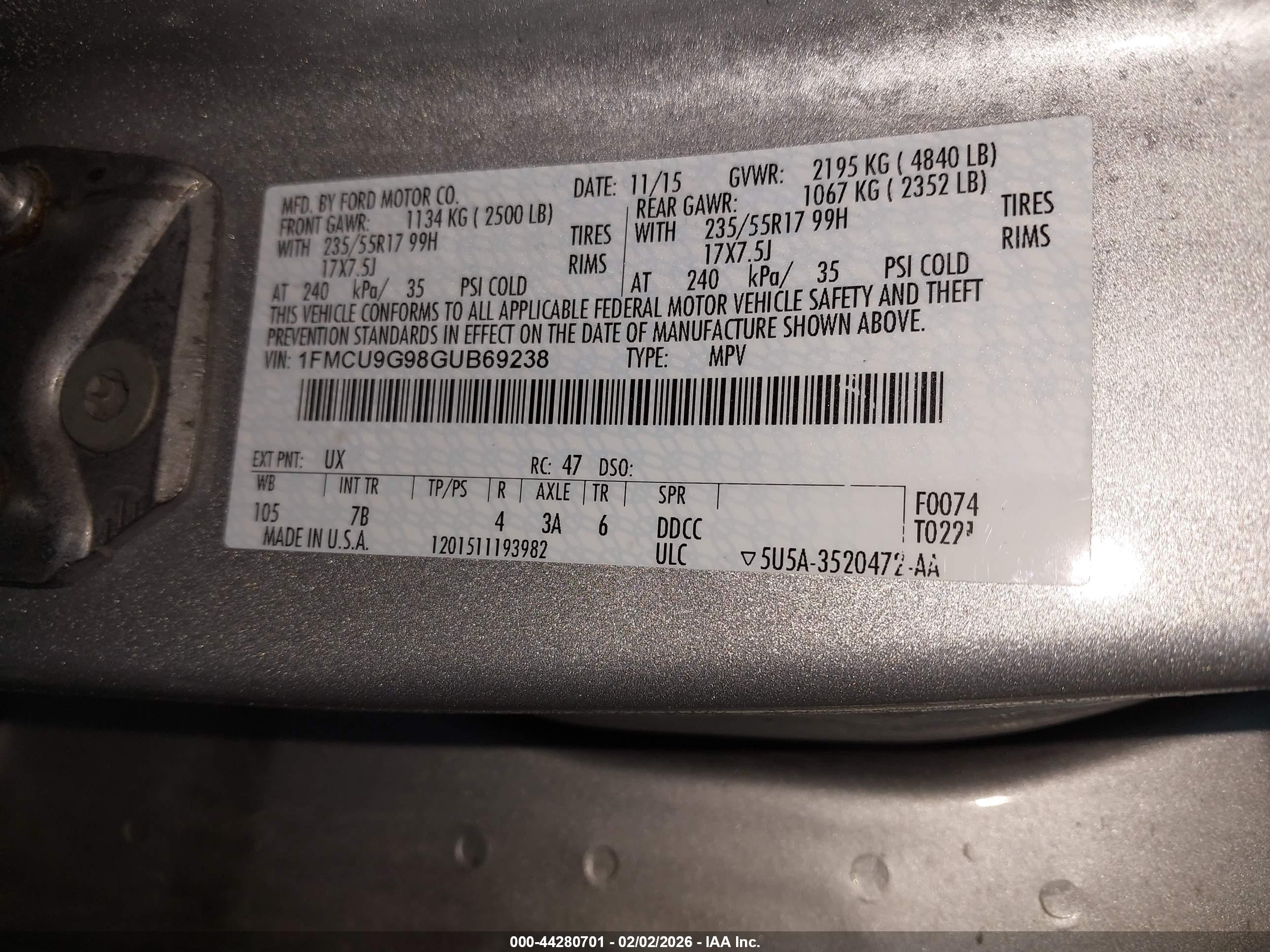 FORD ESCAPE image 9