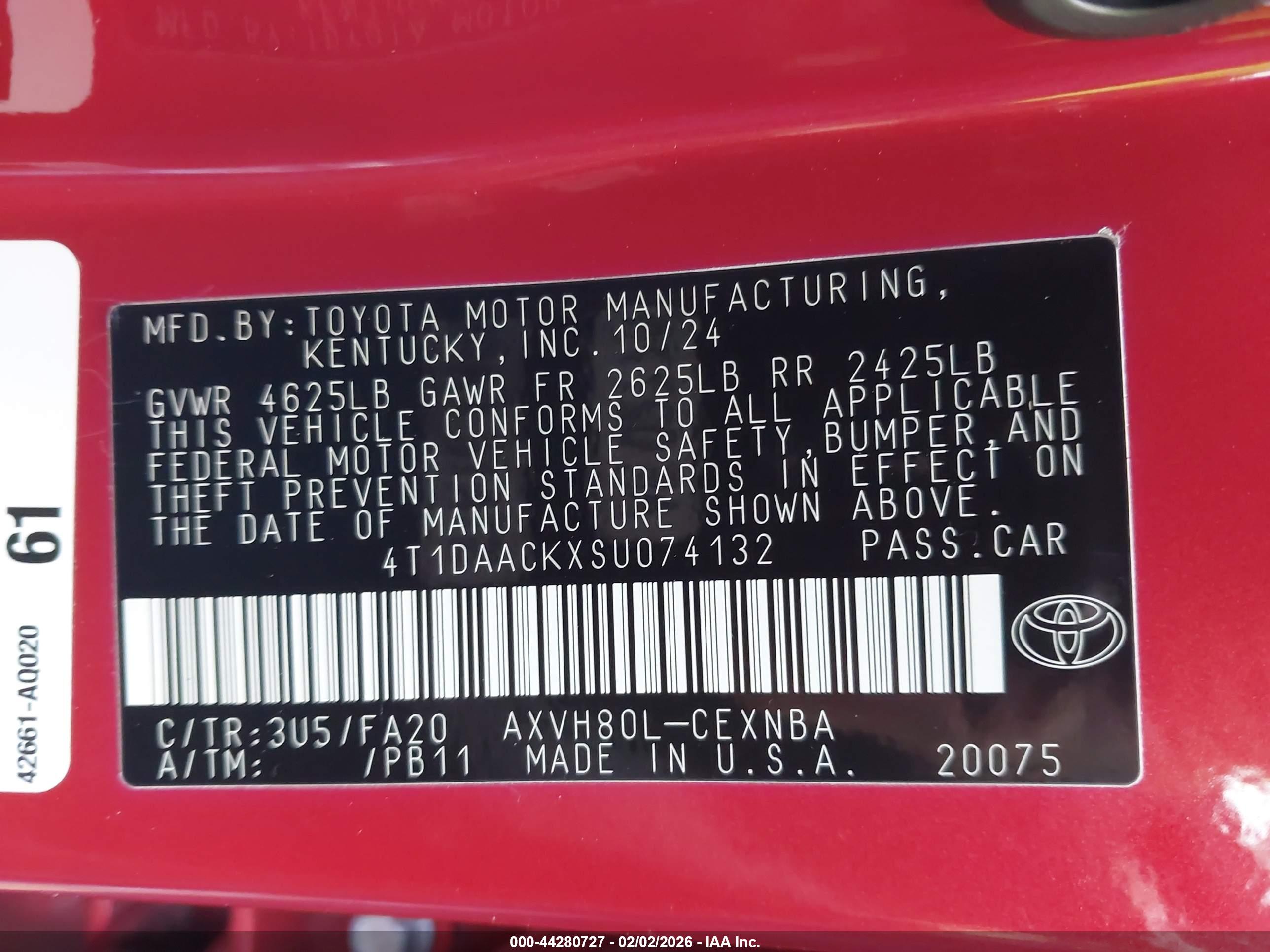 TOYOTA CAMRY image 9