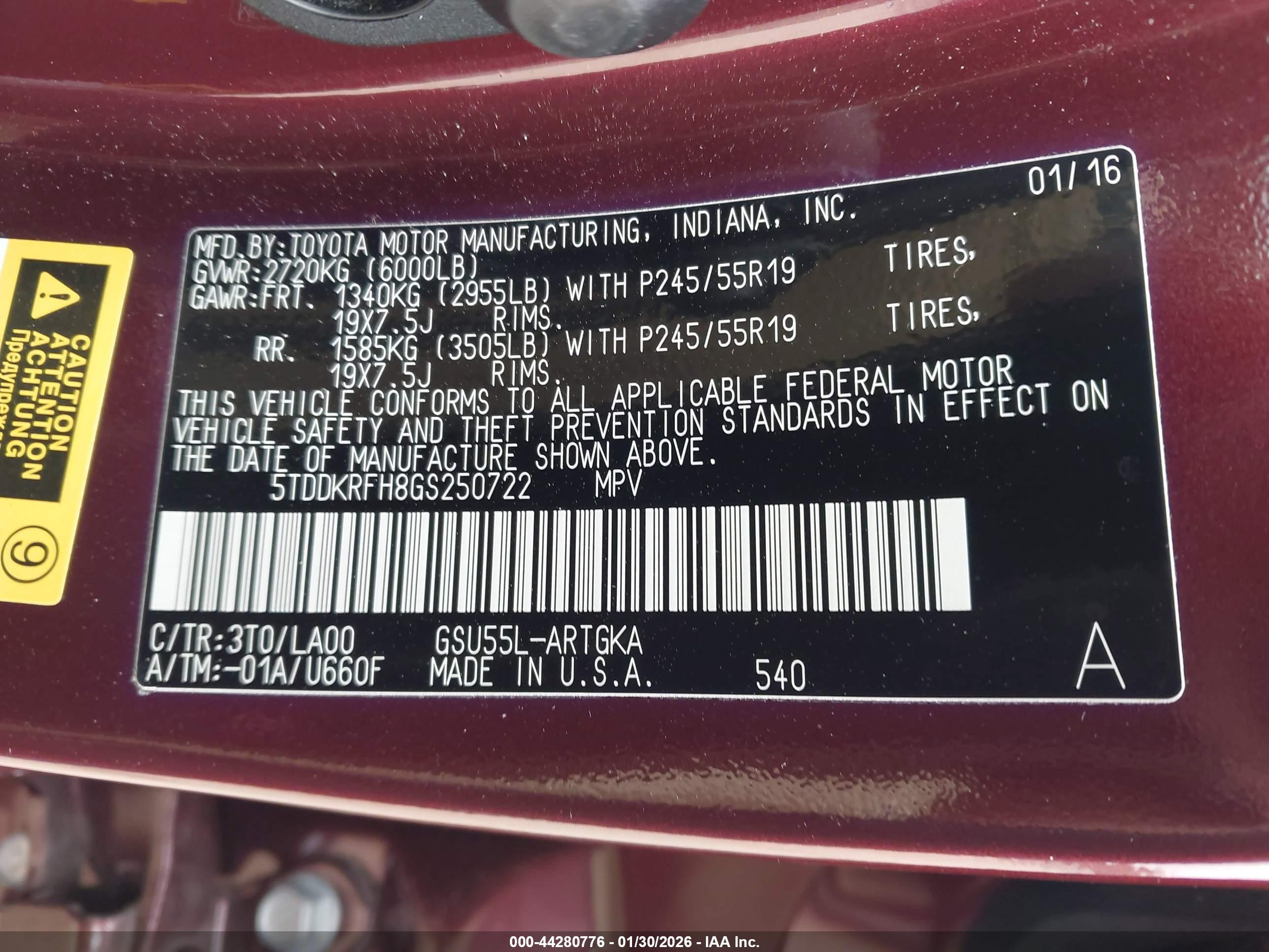 TOYOTA HIGHLANDER image 9