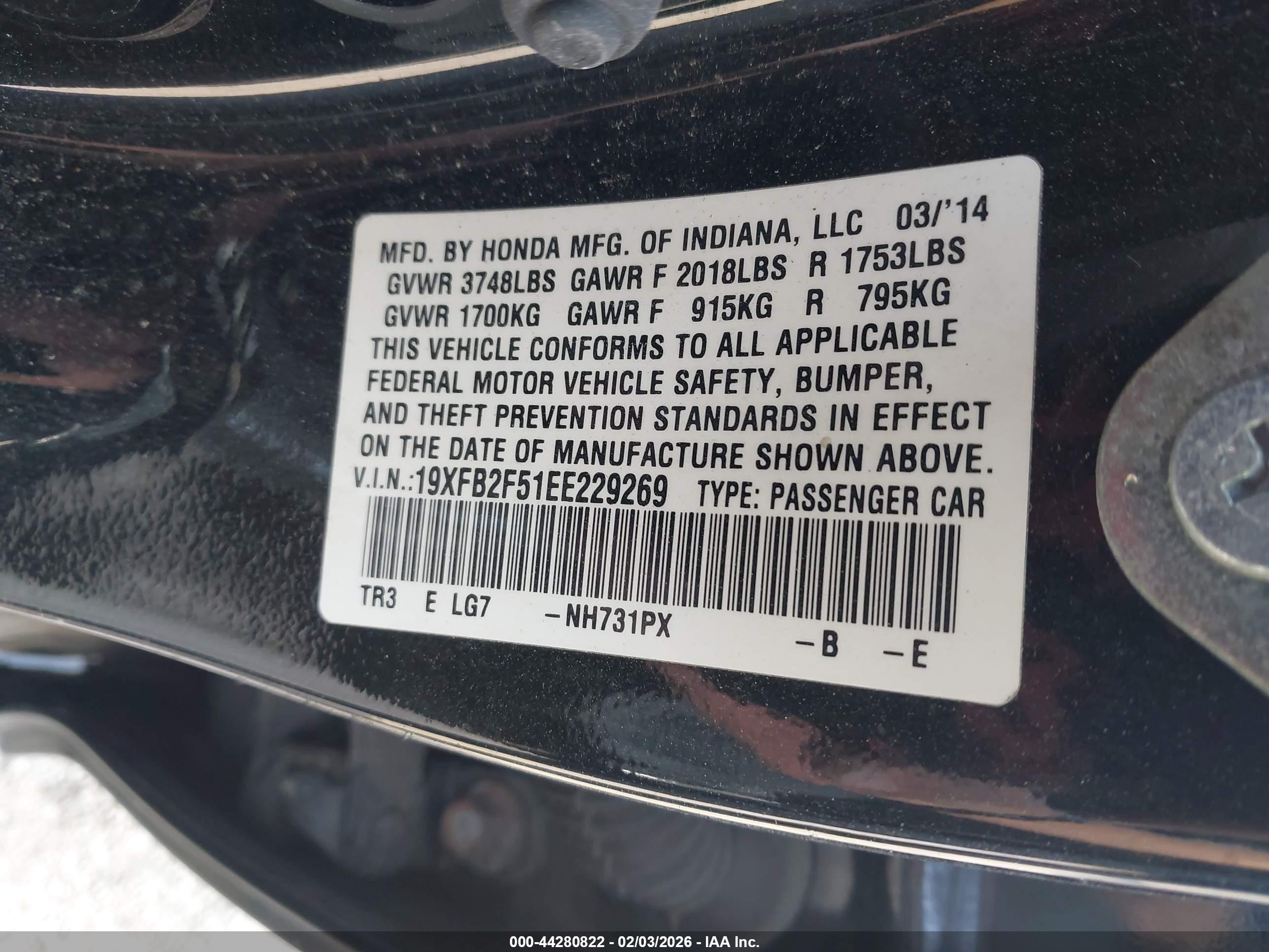 HONDA CIVIC image 9