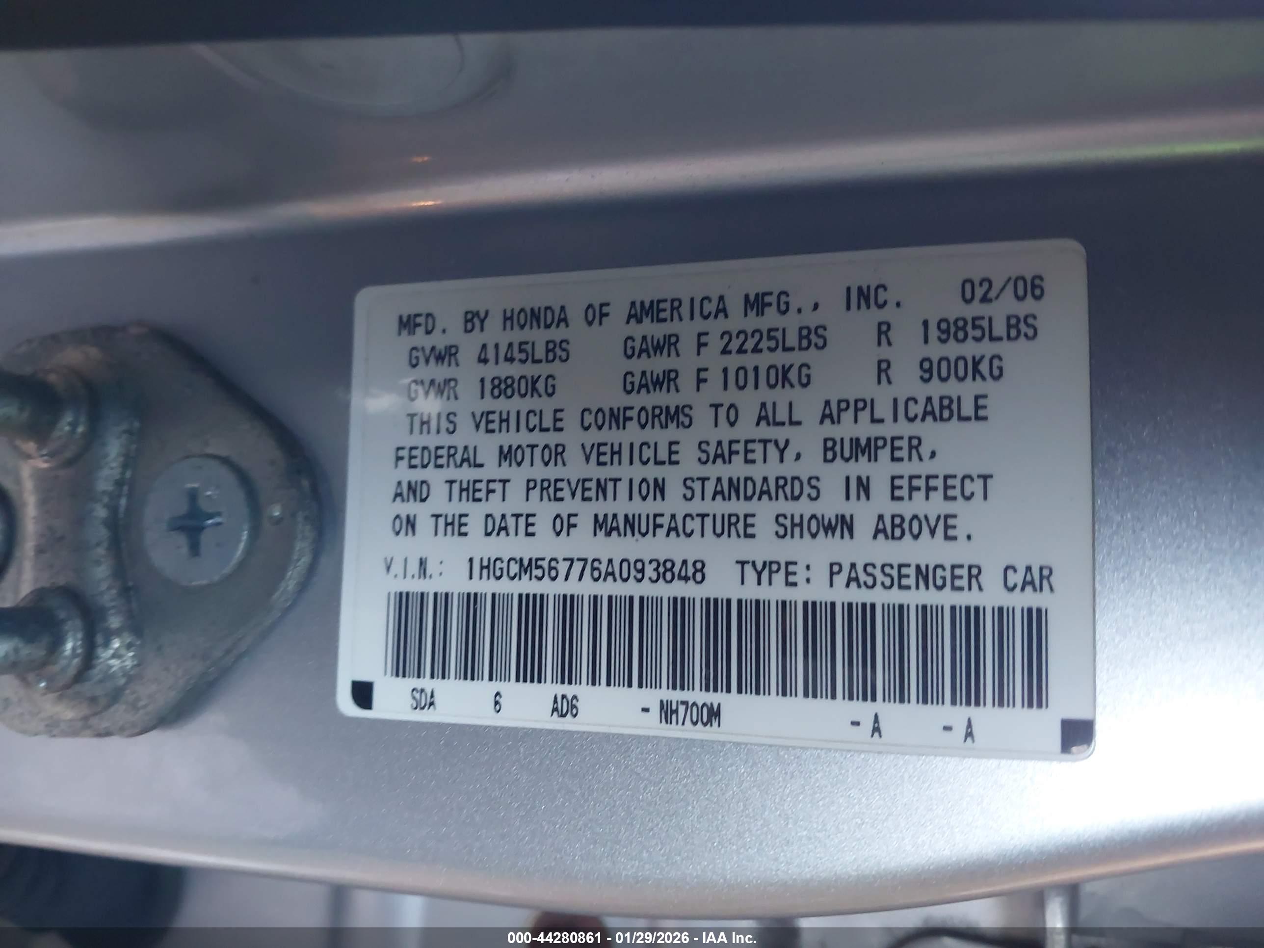 HONDA ACCORD image 9