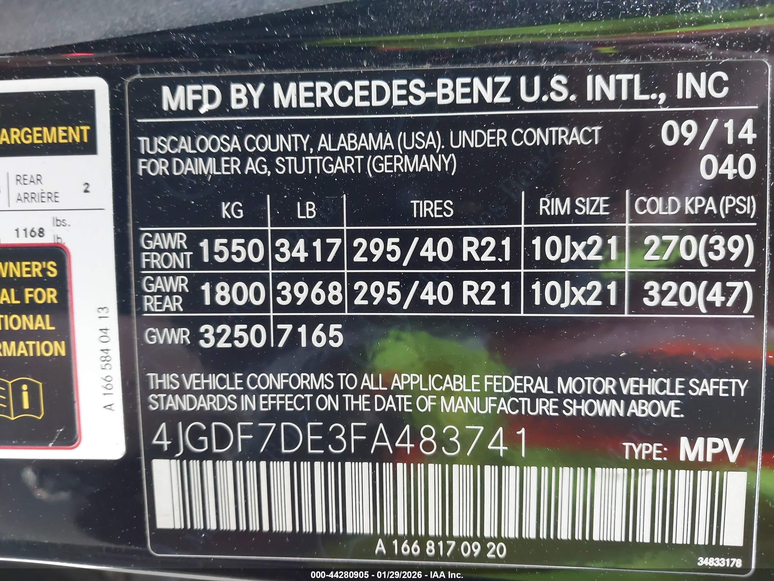 MERCEDES-BENZ GL image 9