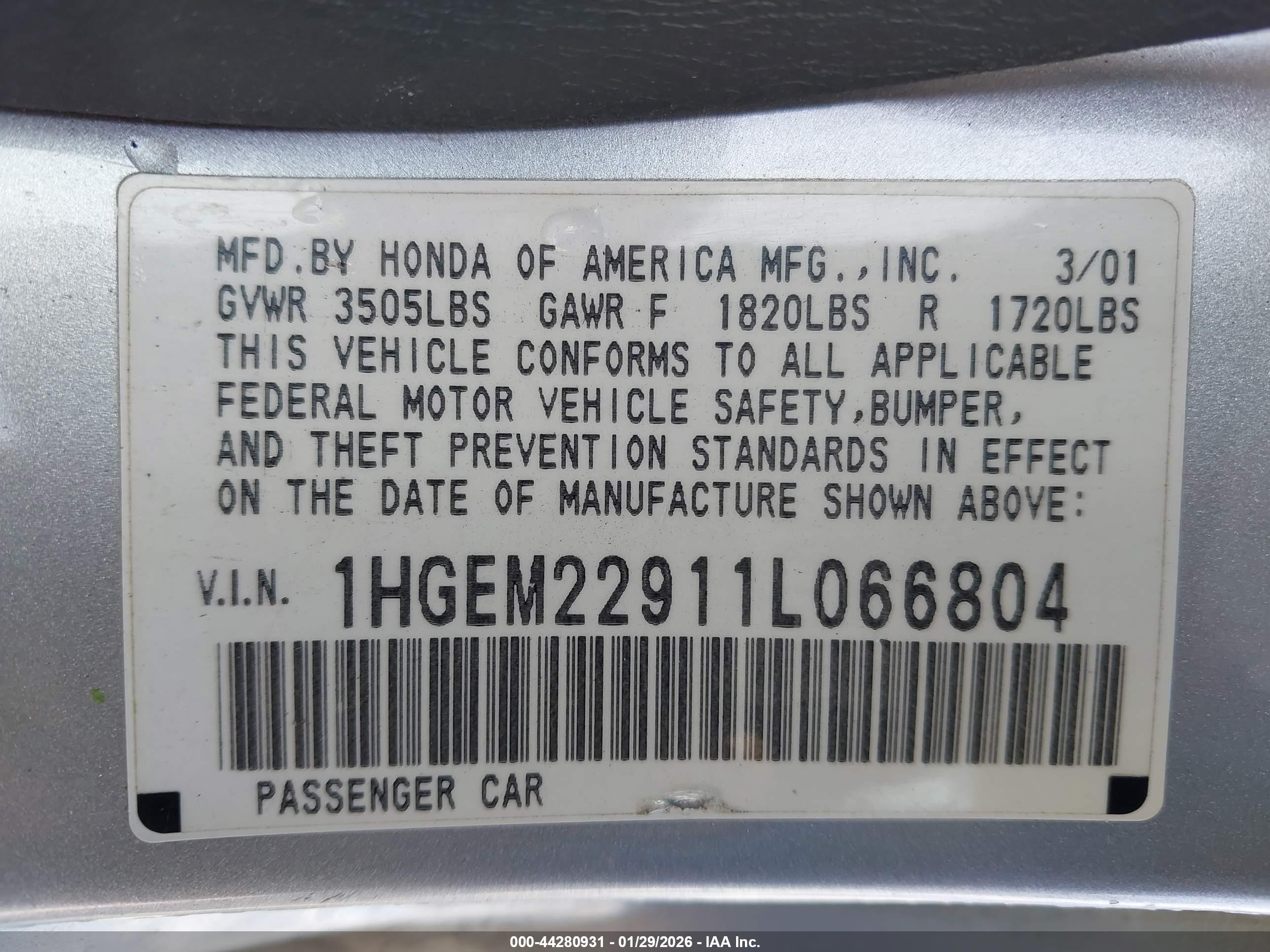 HONDA CIVIC image 9