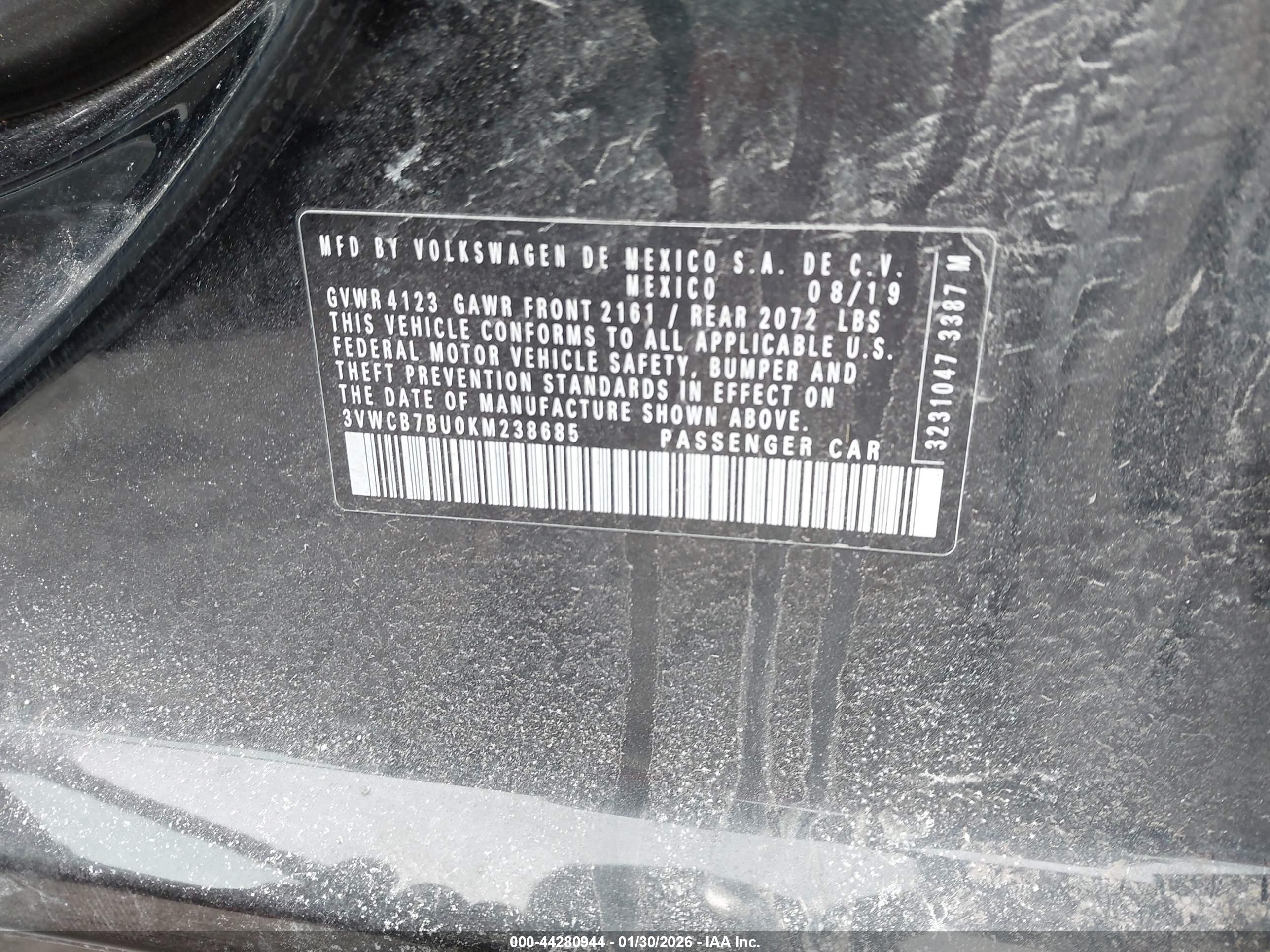 VOLKSWAGEN JETTA image 9