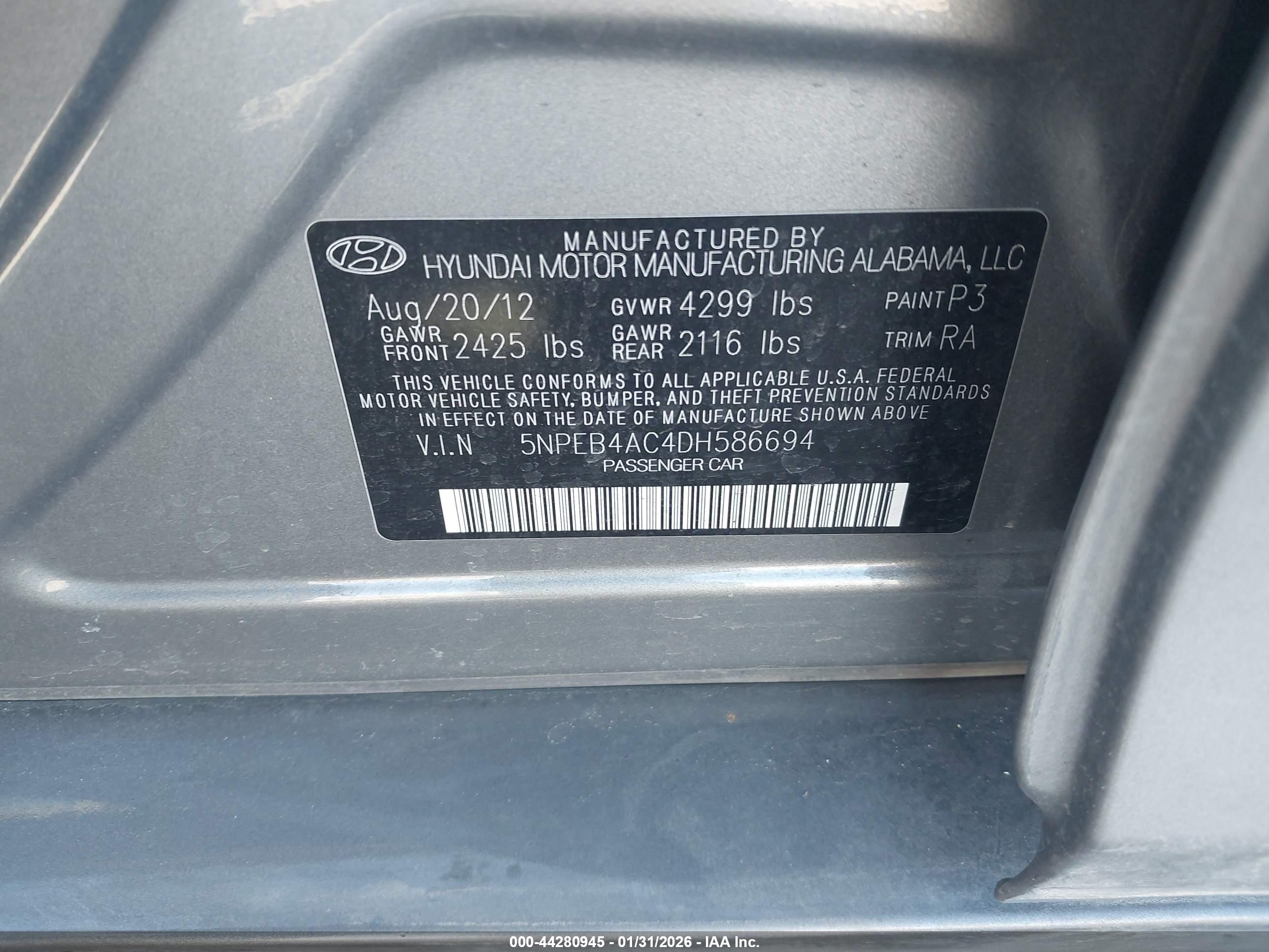 HYUNDAI SONATA image 9