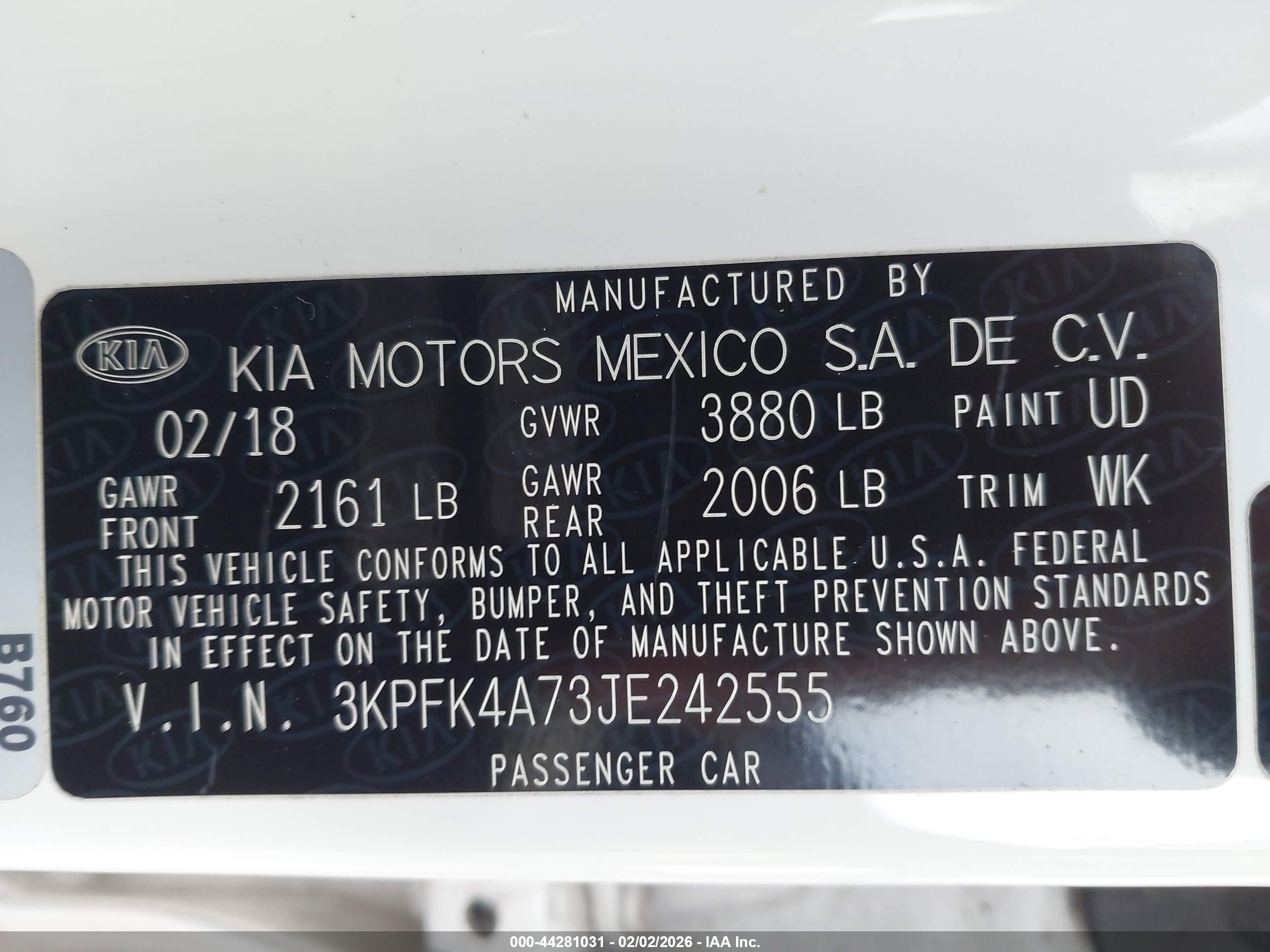 KIA FORTE image 9