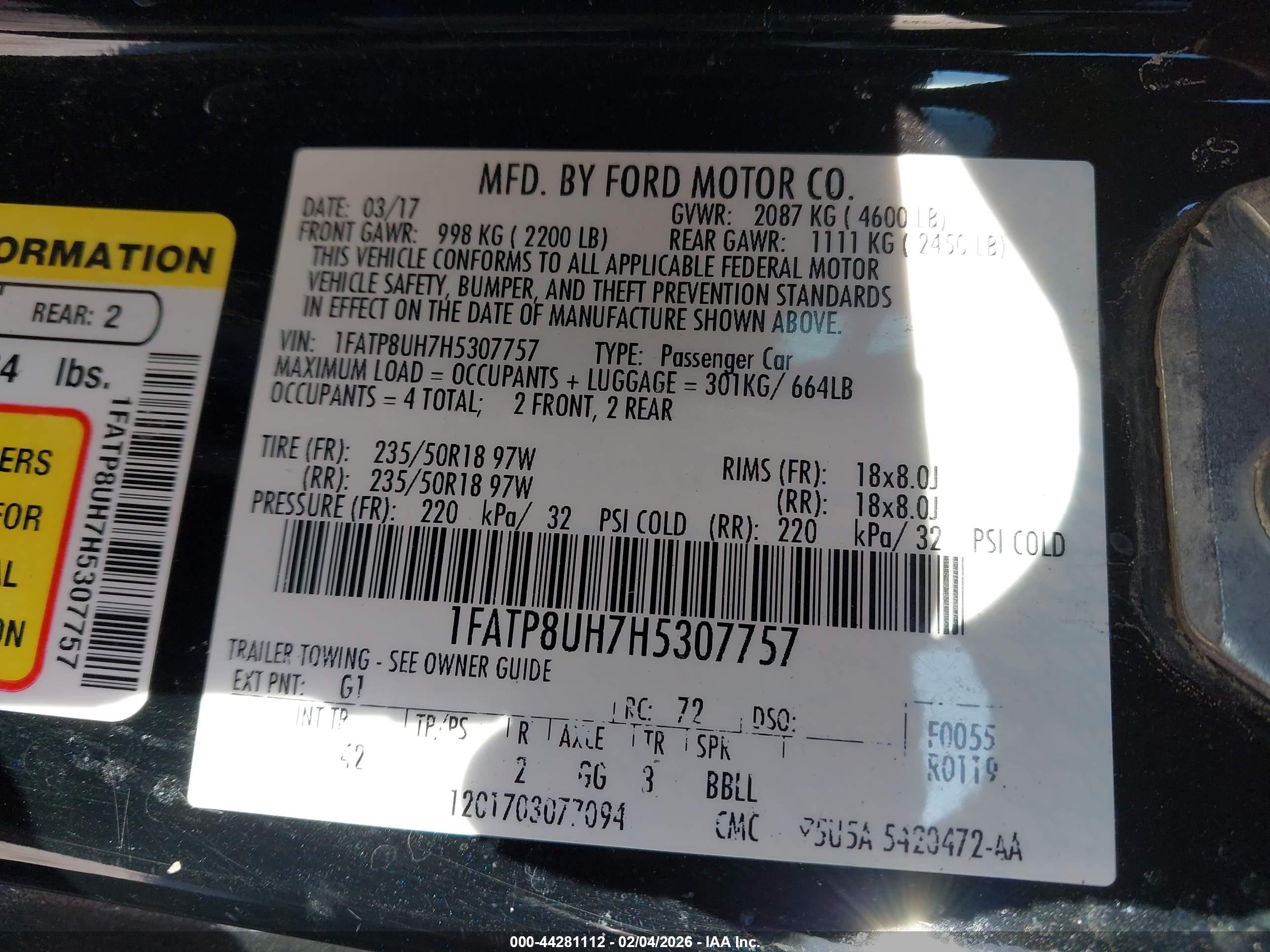 FORD MUSTANG image 9